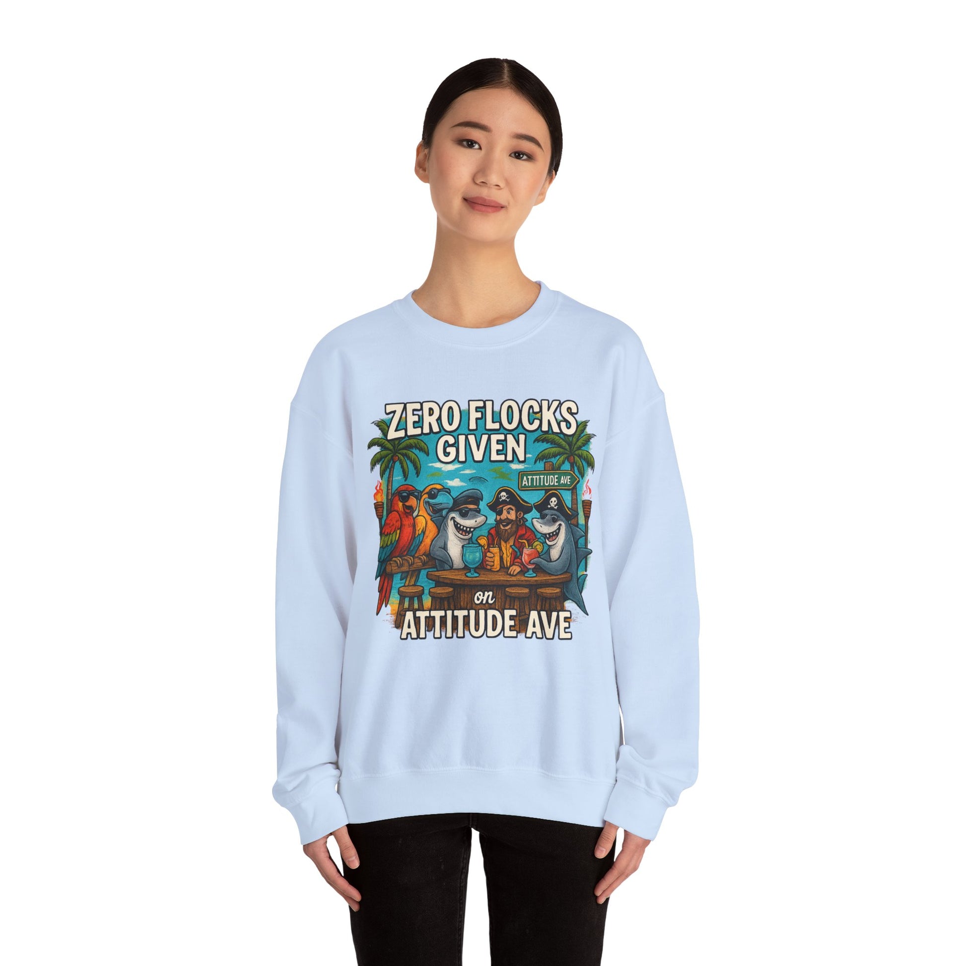 Attitude ave Crewneck Sweatshirt - Jimmy Buffet Style