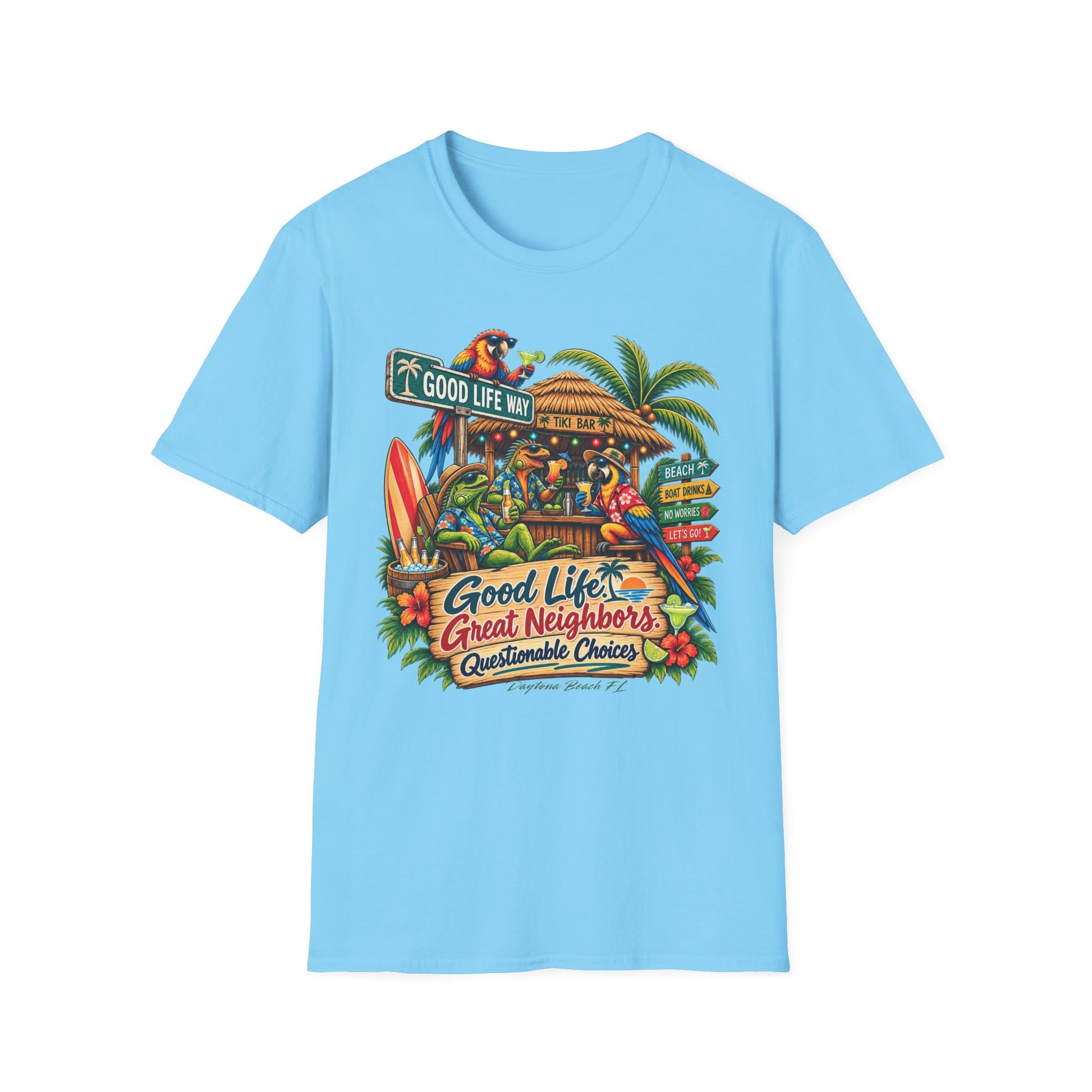 Good Life Way T-Shirt — Tropical Tiki Bar Beach Shirt