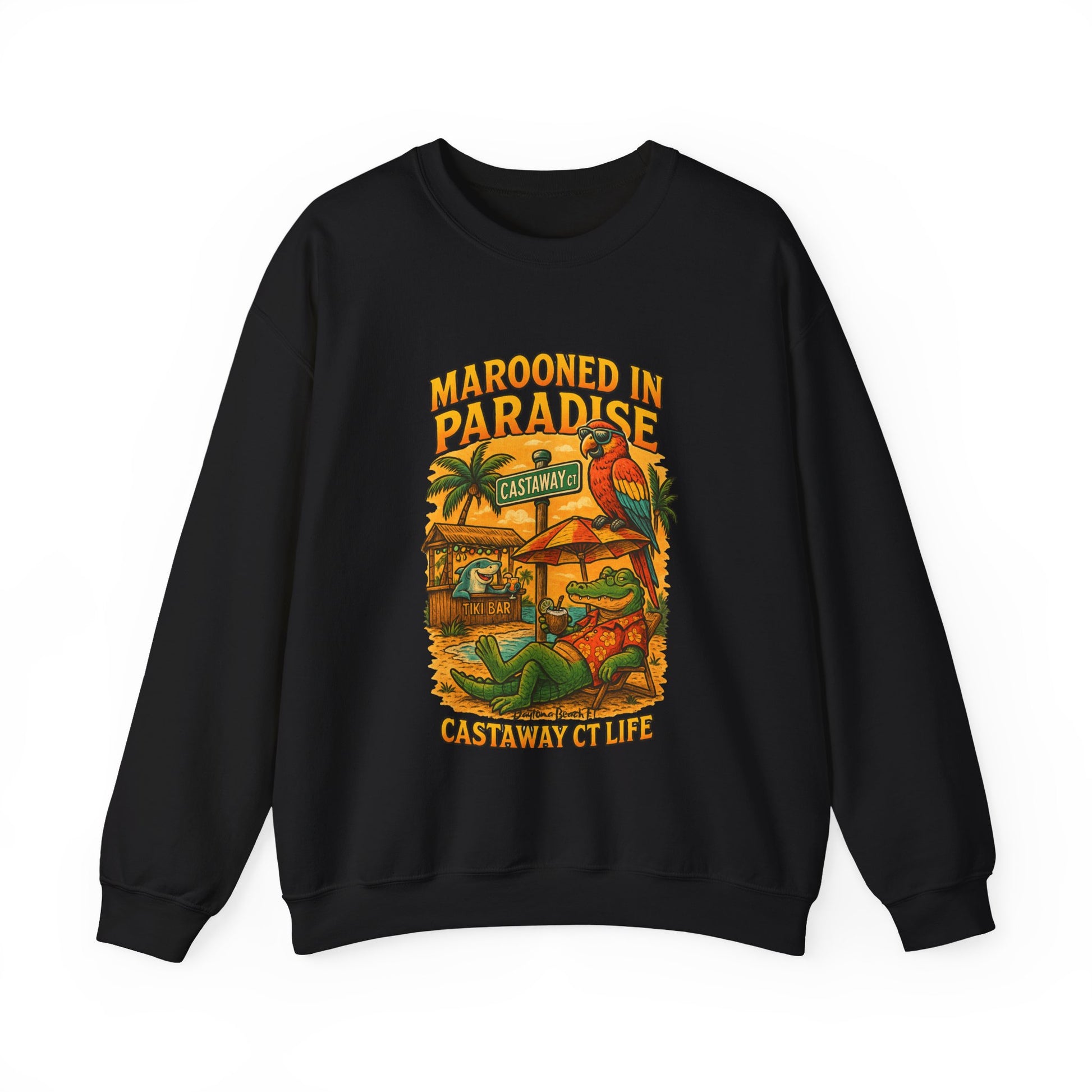 Castaway ct Crewneck Sweatshirt - Jimmy Buffet Style