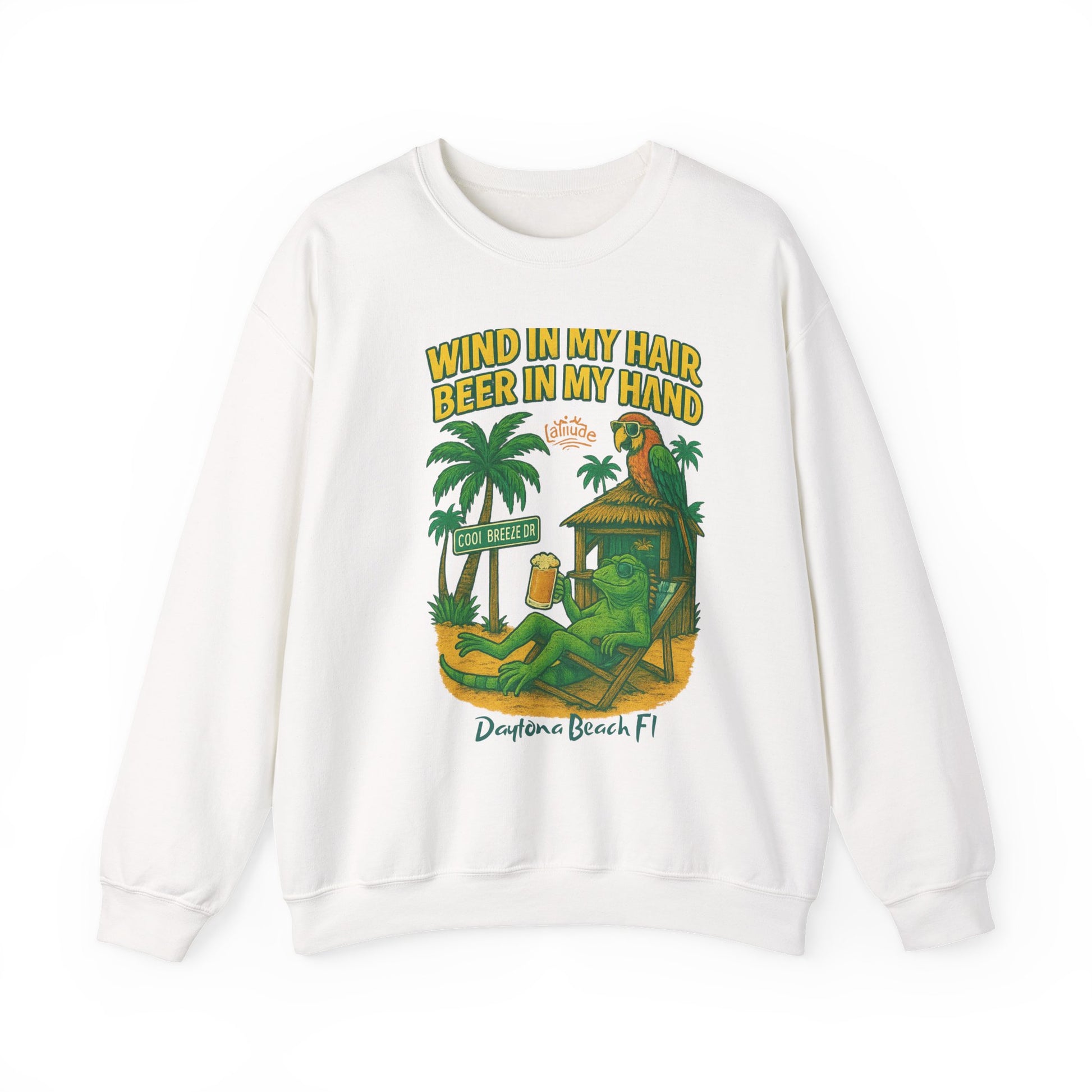 Cool Breeze dr  Crewneck Sweatshirt - Jimmy Buffet Style
