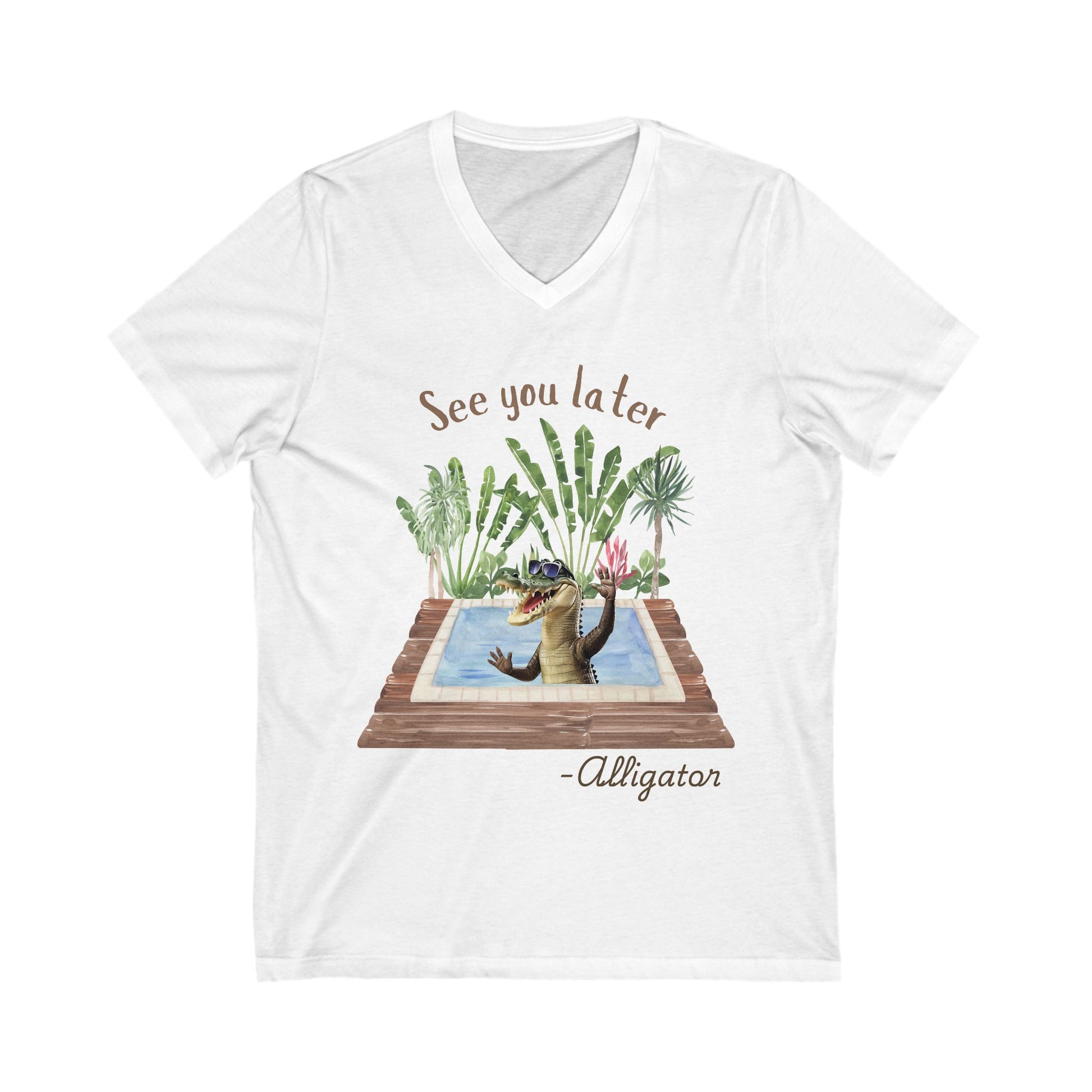 Short Sleeve V-Neck Tee