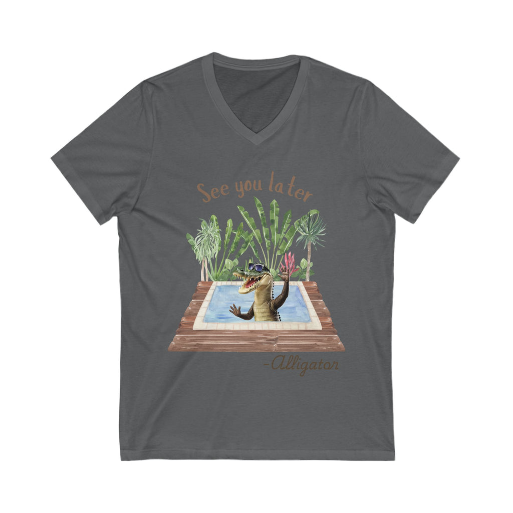 Short Sleeve V-Neck Tee