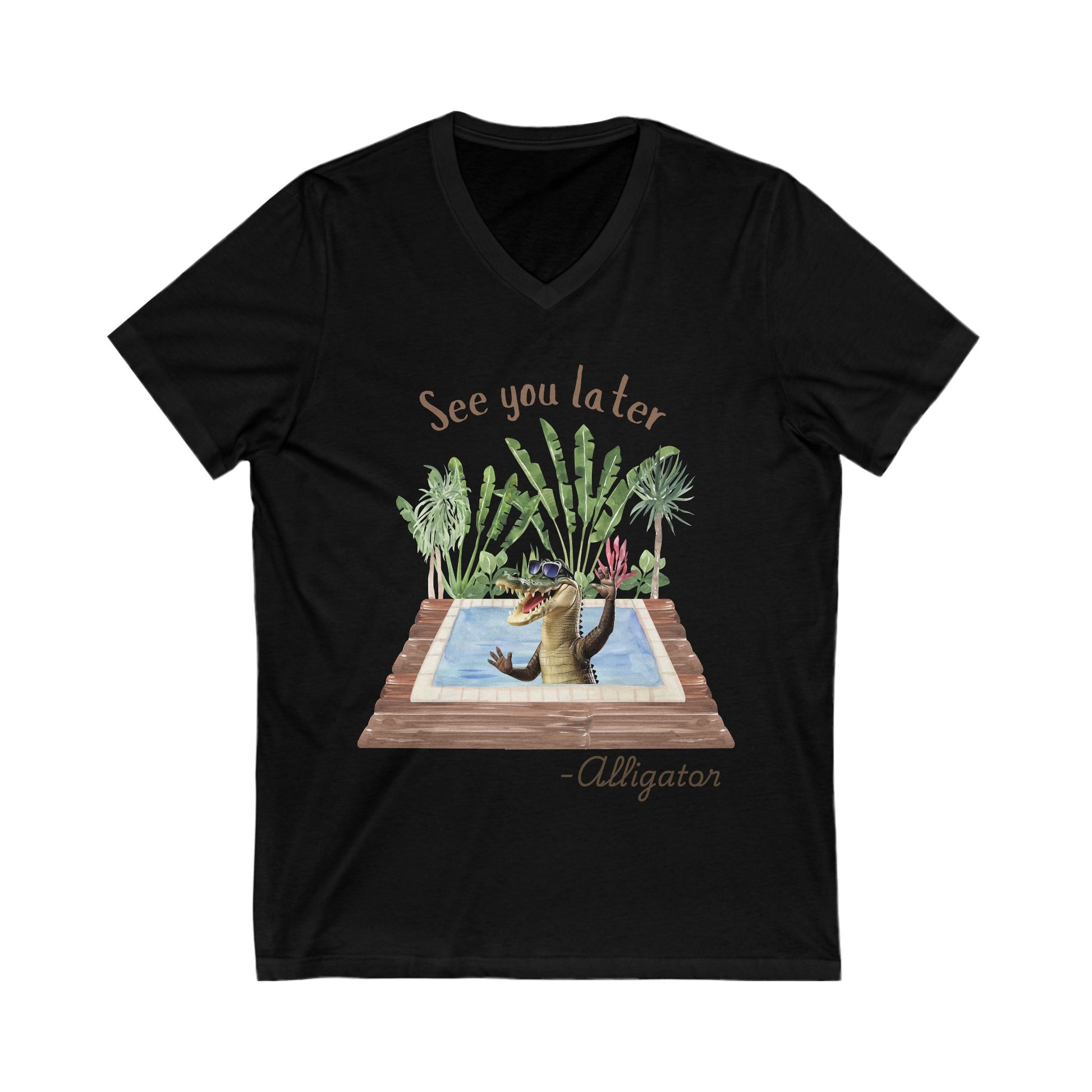 Short Sleeve V-Neck Tee