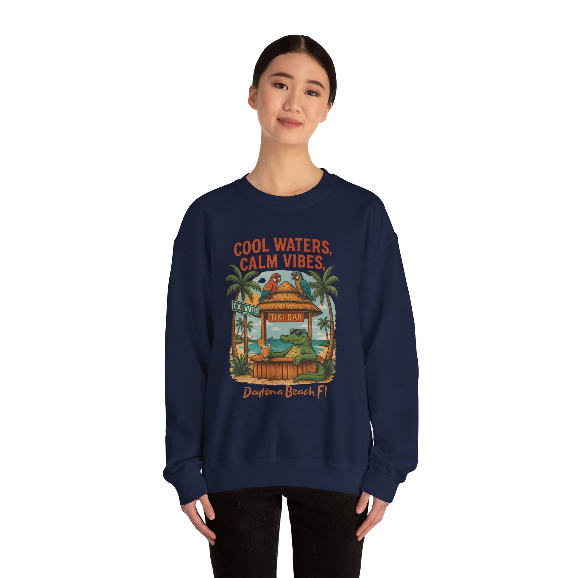 Cool Waters Crewneck Sweatshirt - Jimmy Buffet Style