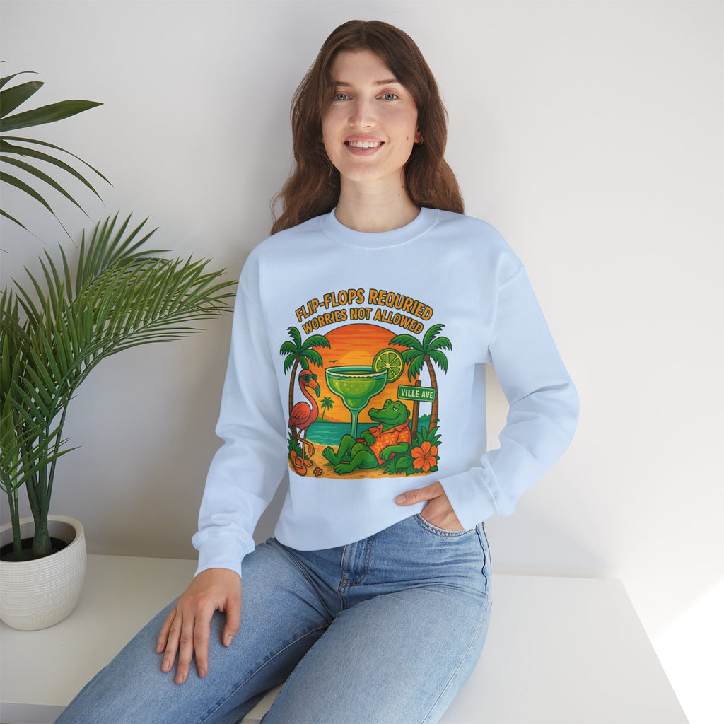 Margaritaville Ave  sweatshirt Fun Beachwear, Unisex Gift, Summer Casual, Travel Apparel