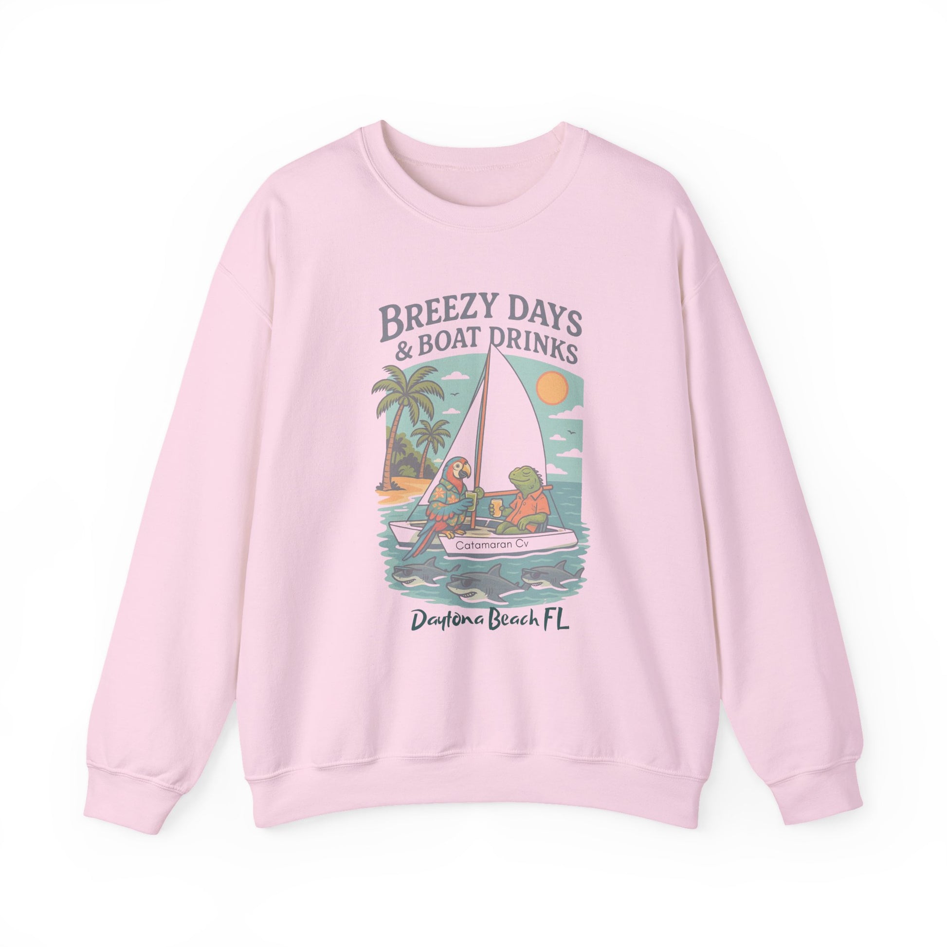 Catamaran Cove Crewneck Sweatshirt - Jimmy Buffet Style