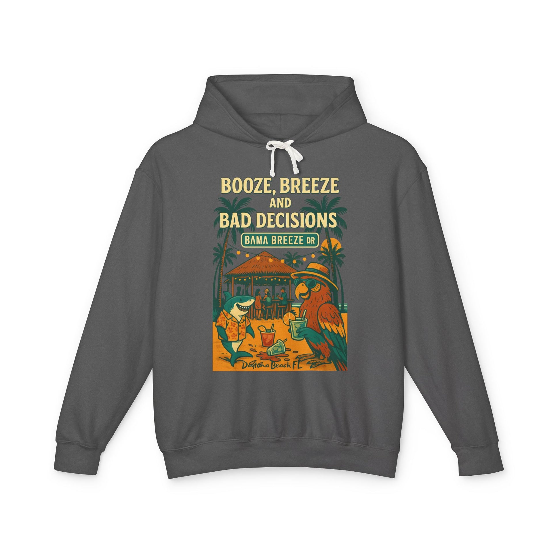 Bama Breeze dr   Lightweight Comfort Colors Hoodie - Jimmy Buffet Style