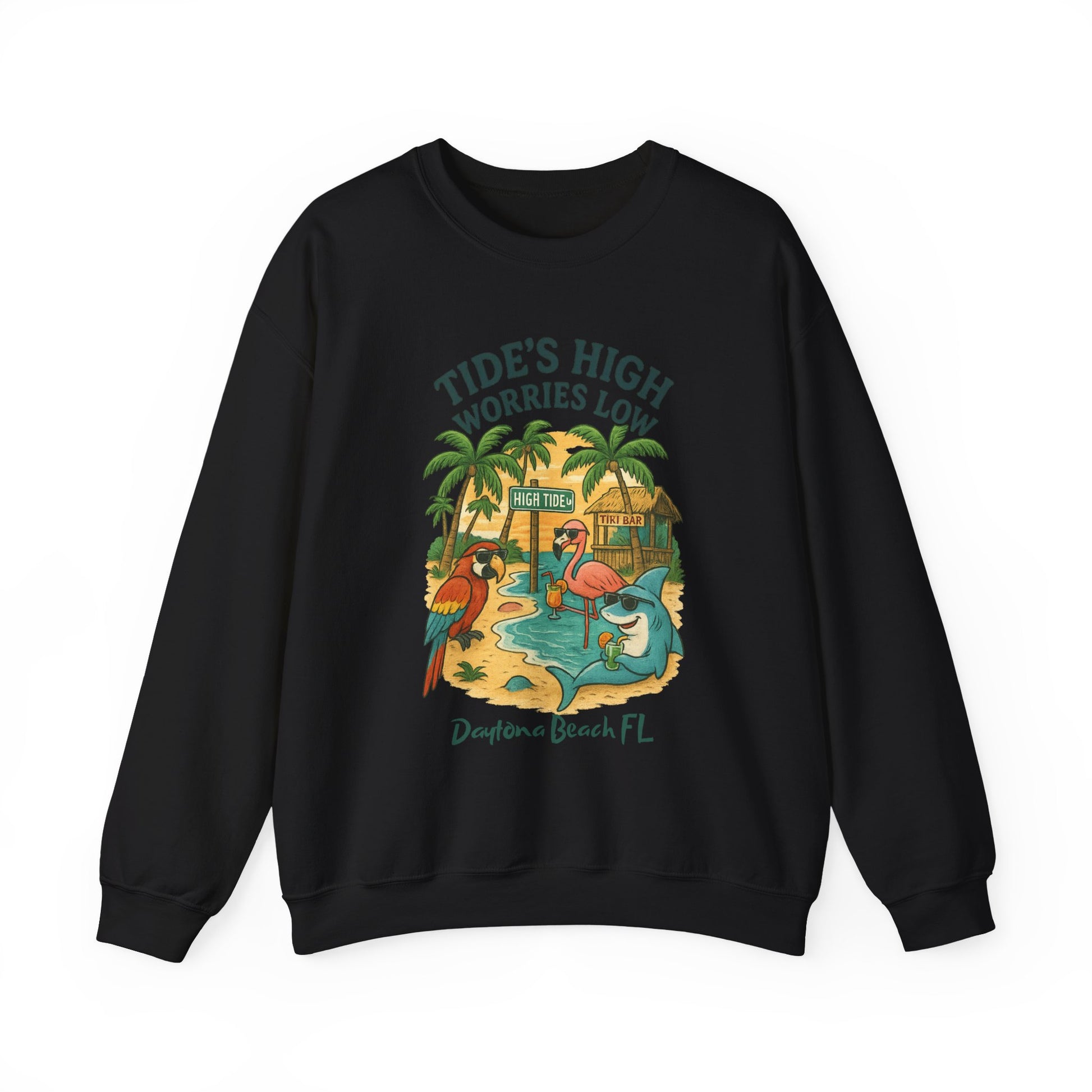 High Tide Ln Crewneck Sweatshirt - Jimmy Buffet Style
