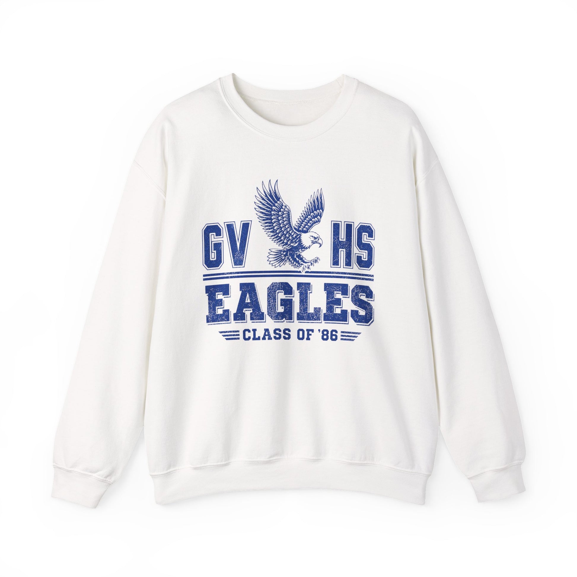 GVHS Eagles Crewneck Sweatshirt — Class of '86 Vintage School Spirit