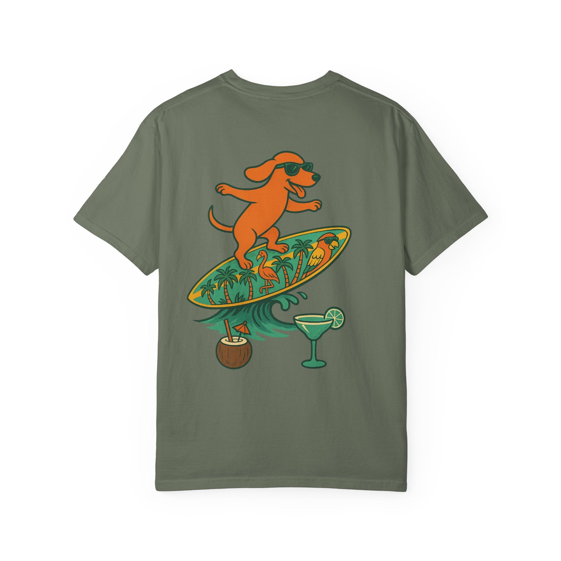 Dachshund Surfing  dog T-Shirt