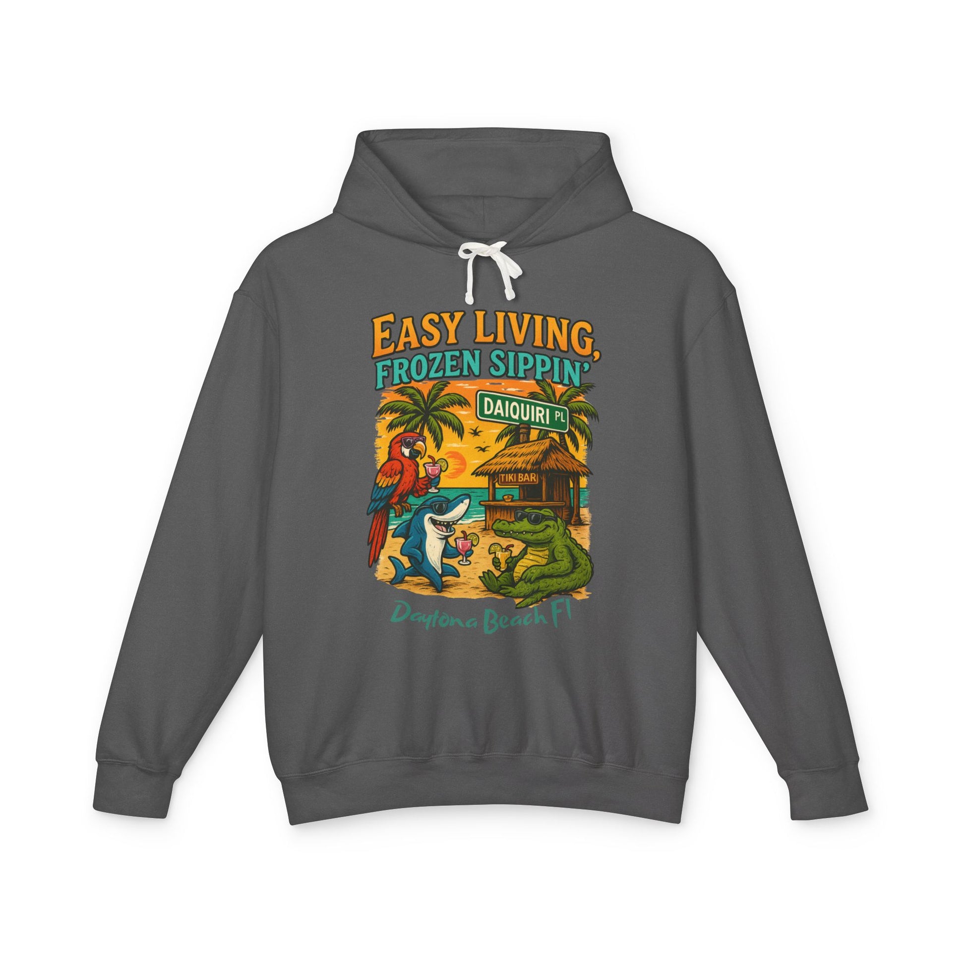 Daquiri Place  Lightweight Comfort Colors Hoodie - Jimmy Buffet Style