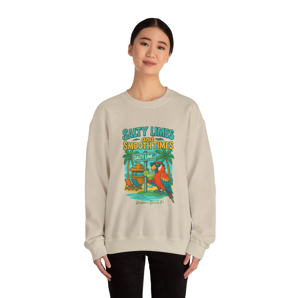 Salty Lime  Place  Crewneck Sweatshirt - Jimmy Buffet Style