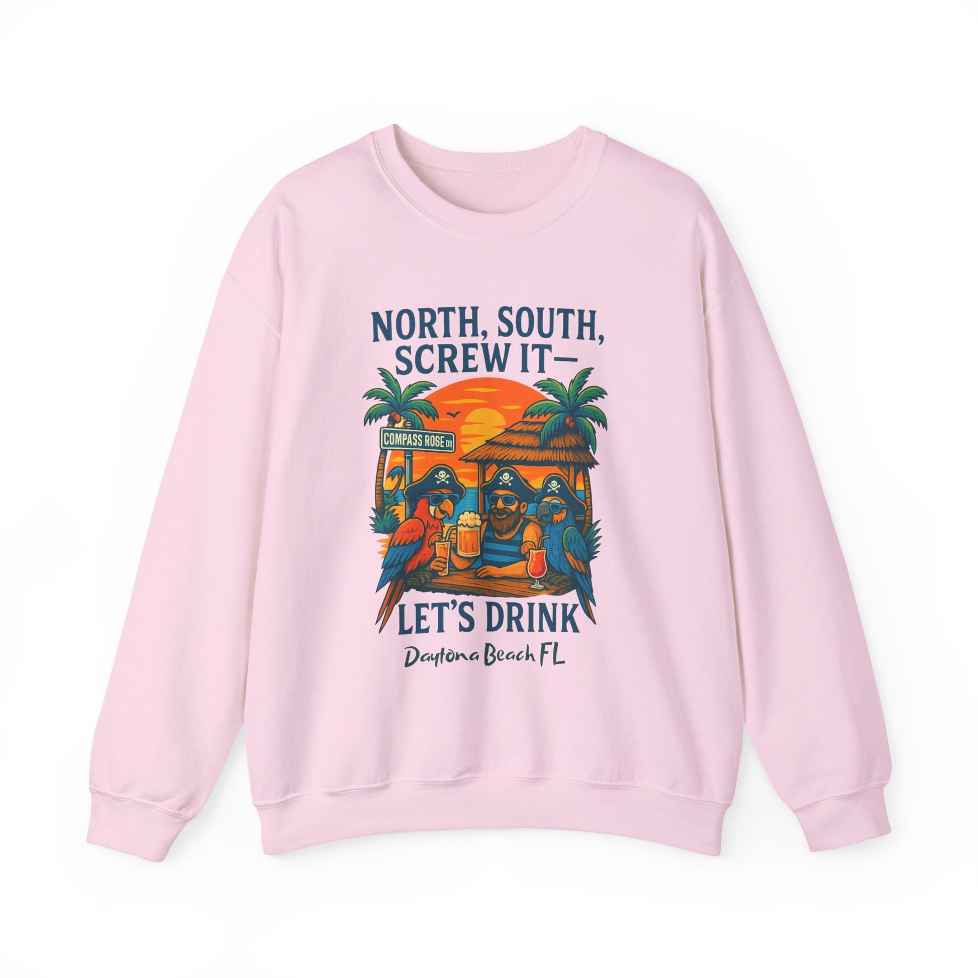 Copass Rose ln  Crewneck Sweatshirt - Jimmy Buffet Style