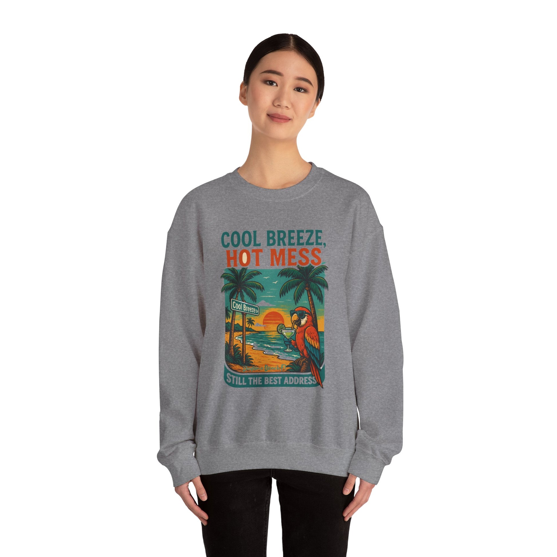 Cool Breeze dr  Crewneck Sweatshirt - Jimmy Buffet Style
