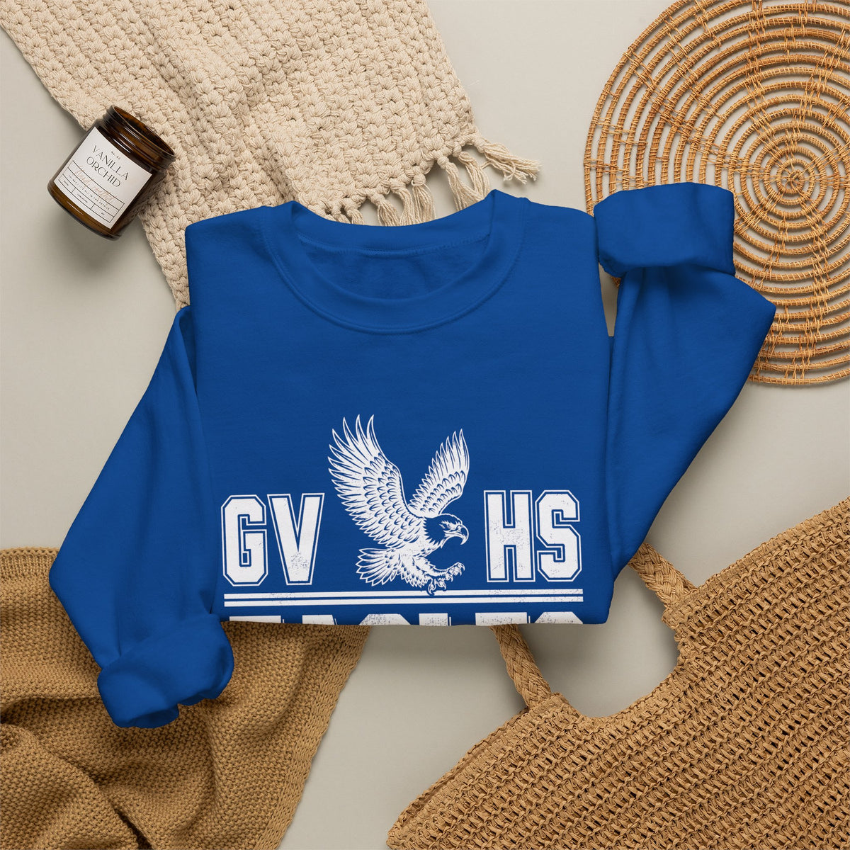 GVHS Eagles Crewneck Sweatshirt — Class of '86 Vintage School Spirit