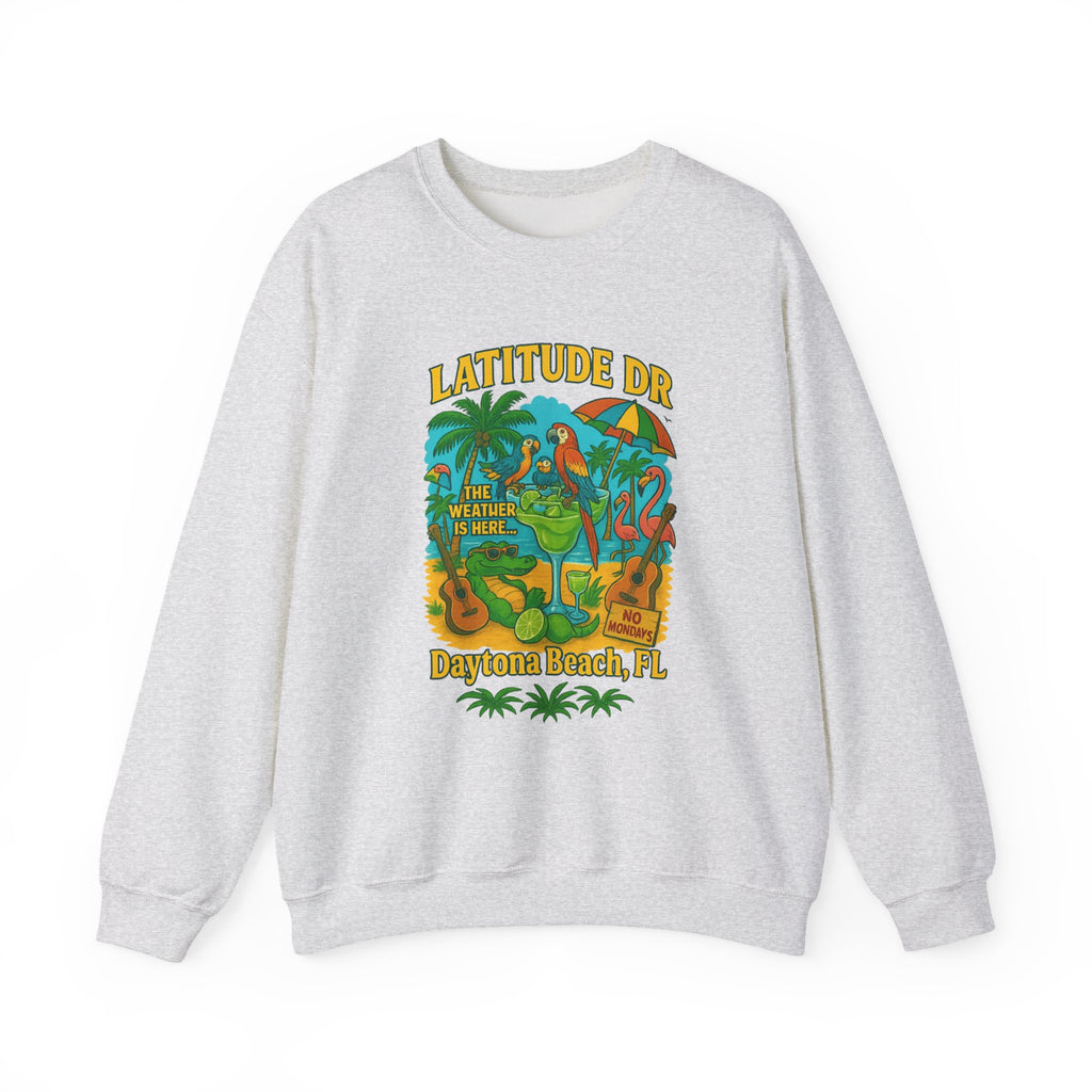 Latitude  Ave Crewneck Sweatshirt - Jimmy Buffet Style