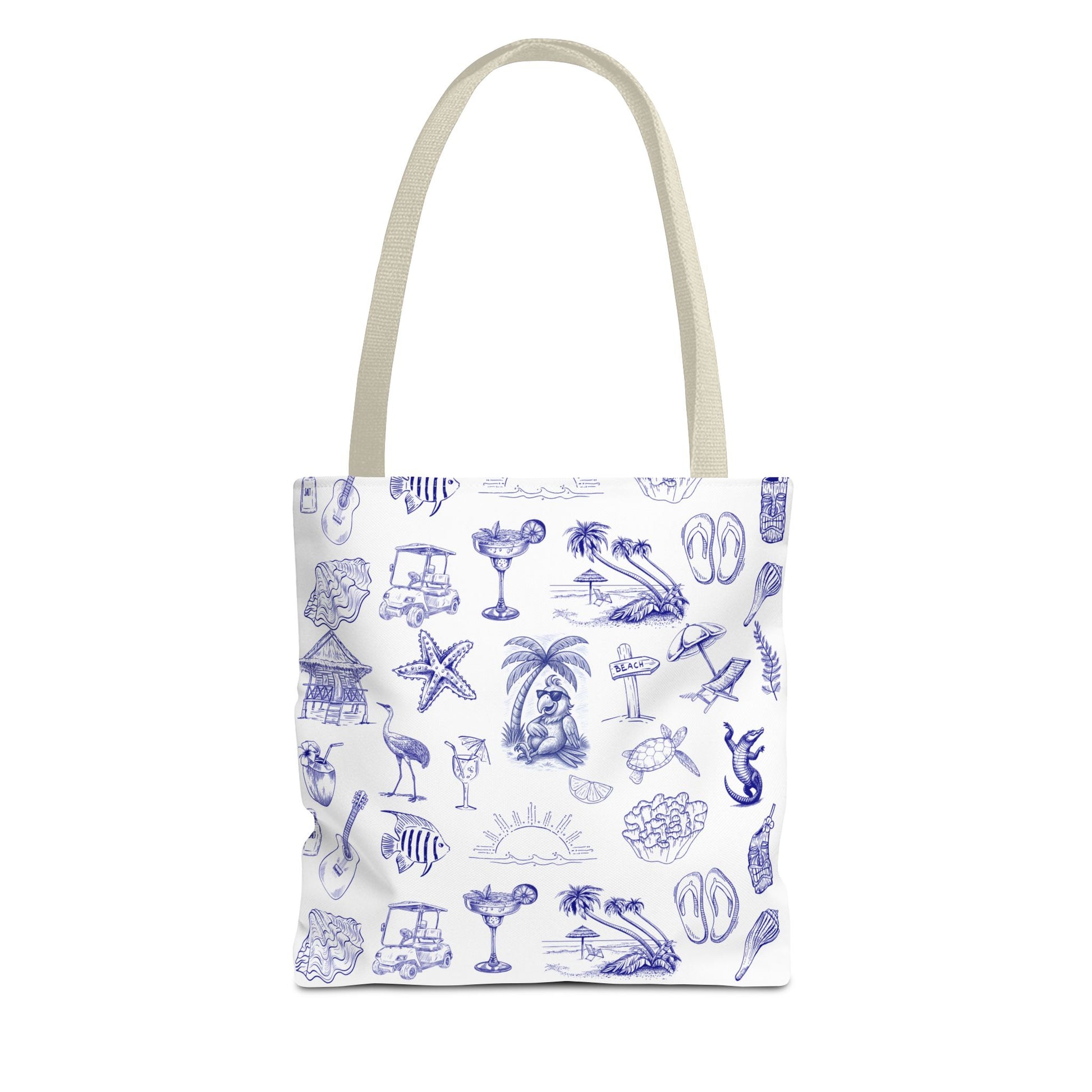 Beach-Themed Tote Bag, Vacation Essentials