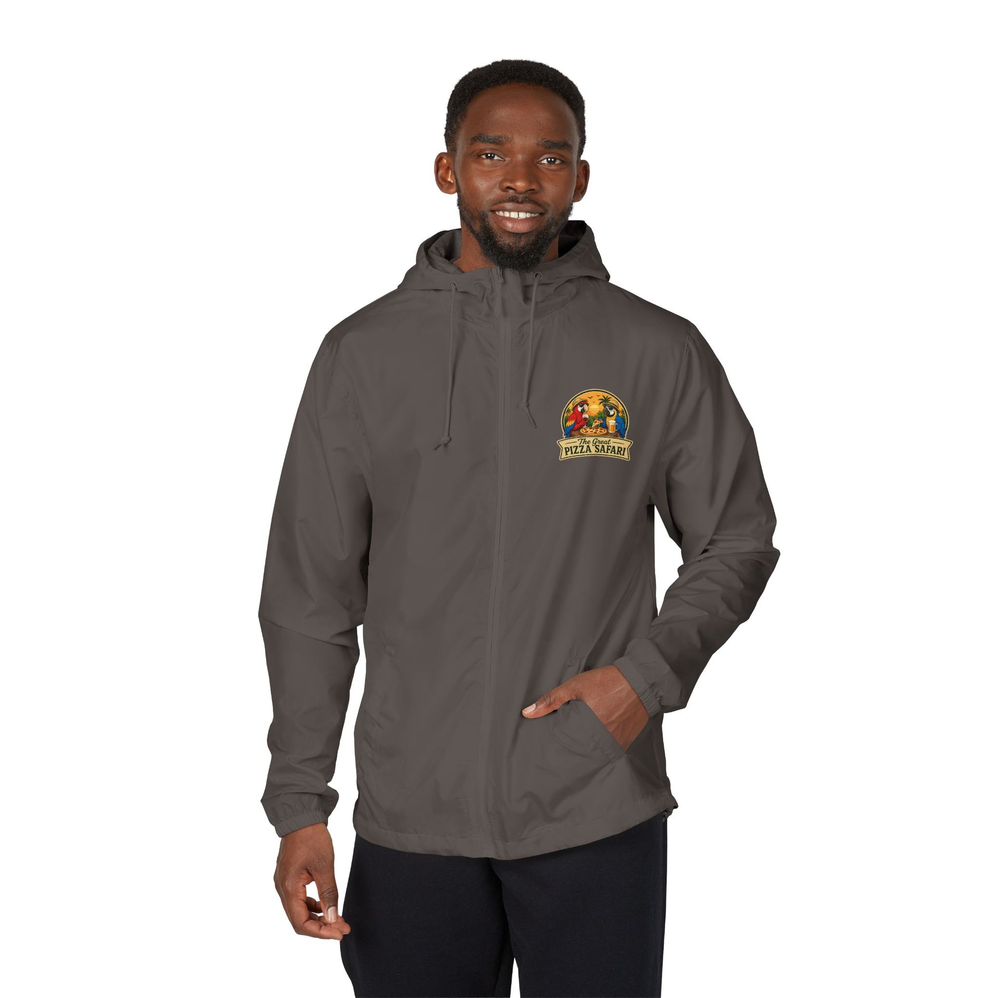 Vintage Camper Windbreaker Jacket – Pizzariaville graphic
