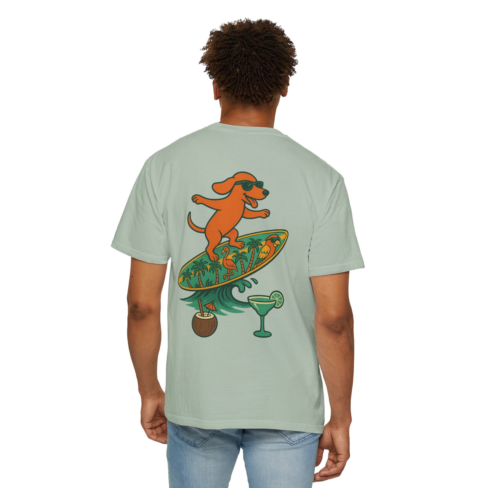 Dachshund Surfing  dog T-Shirt