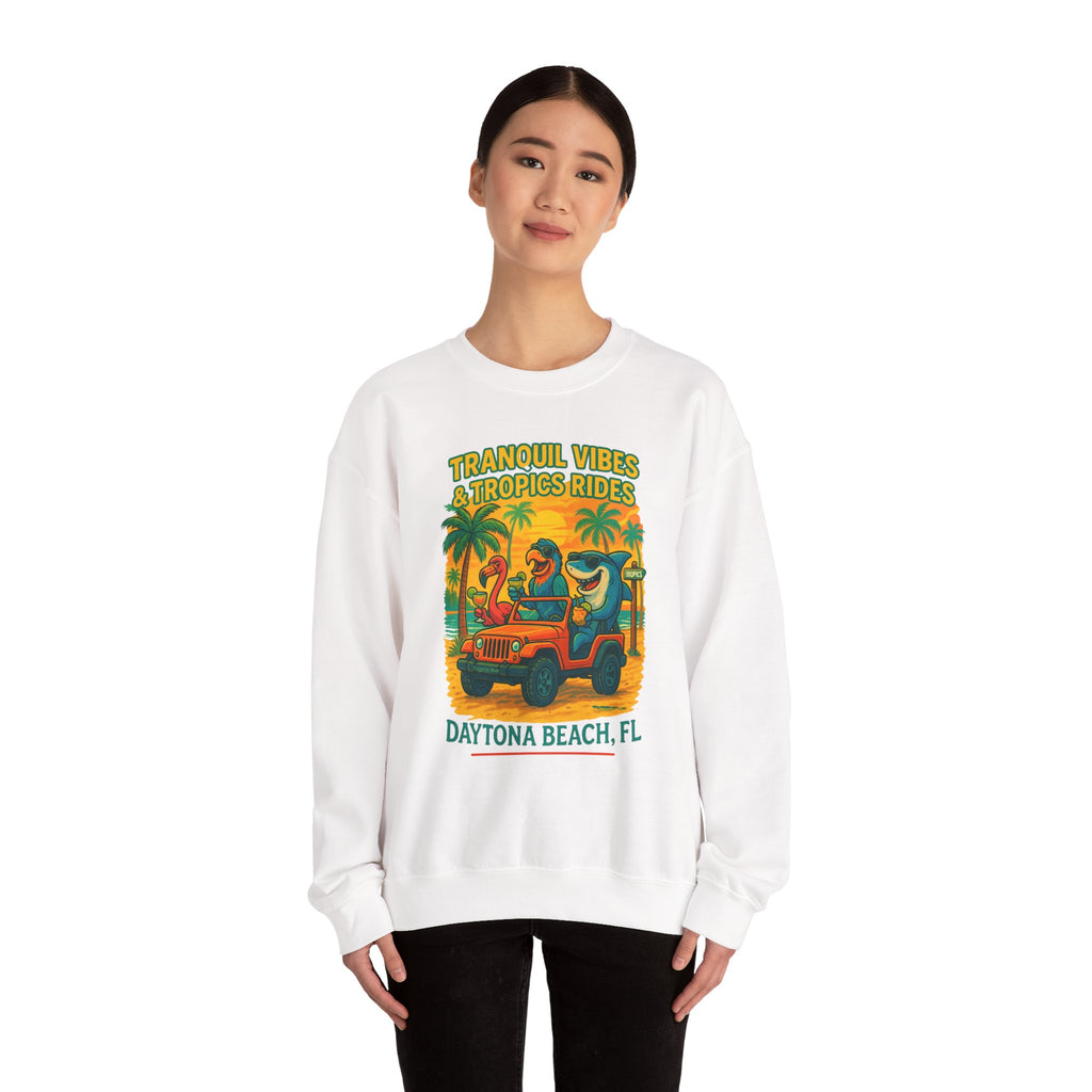 Tropics Ave Crewneck Sweatshirt - Jimmy Buffet Style