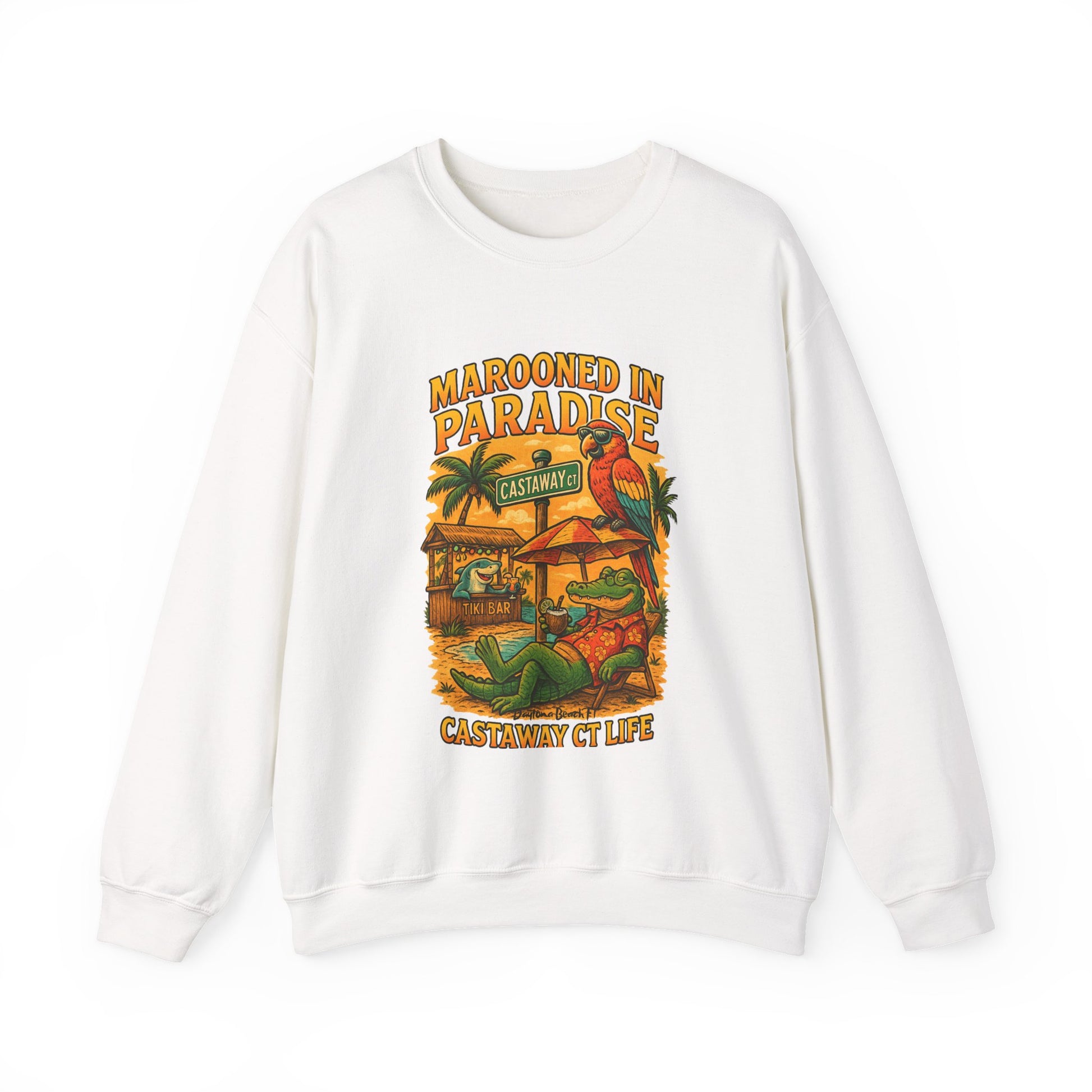Castaway ct Crewneck Sweatshirt - Jimmy Buffet Style