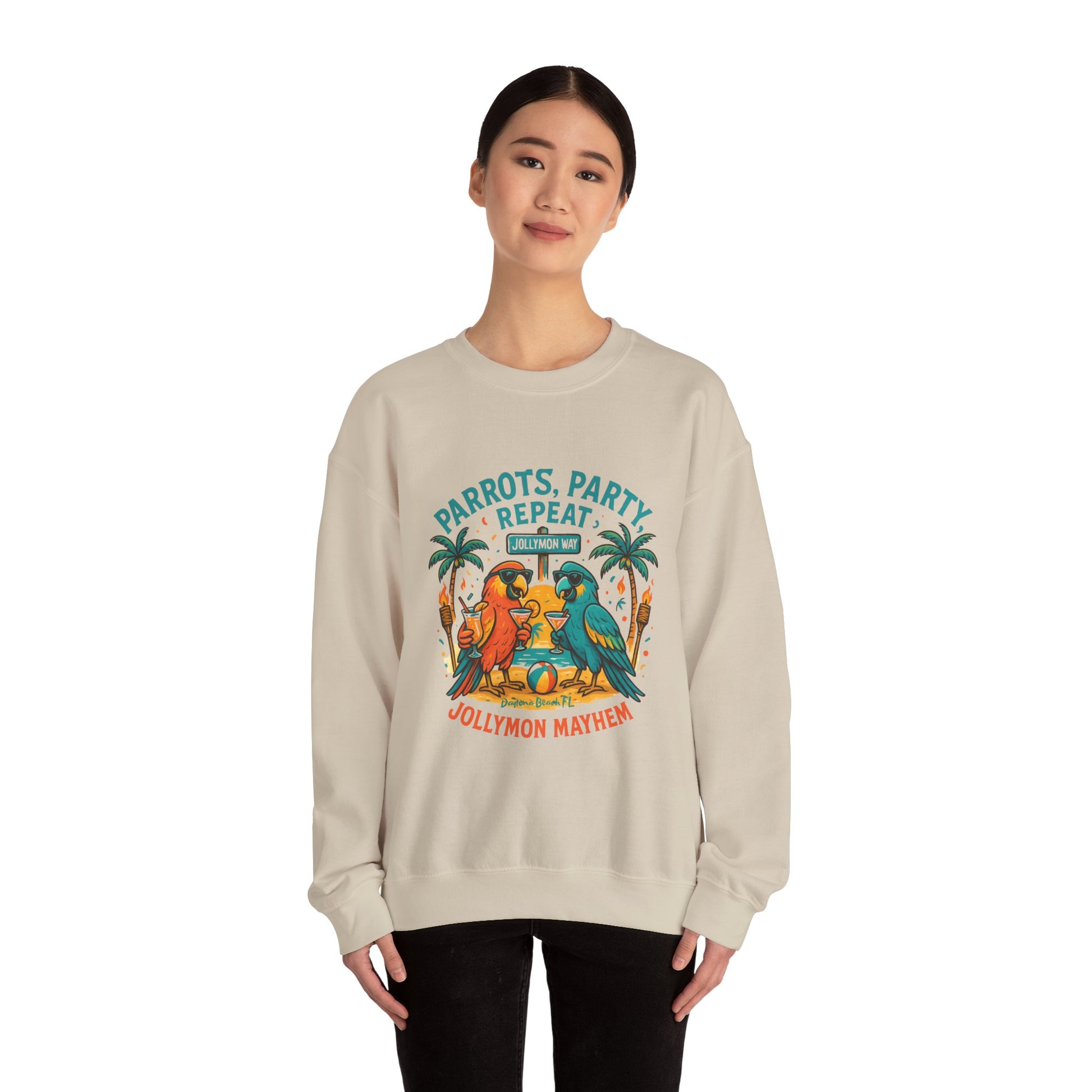 Jollymon Way   Crewneck Sweatshirt - Jimmy Buffet Style