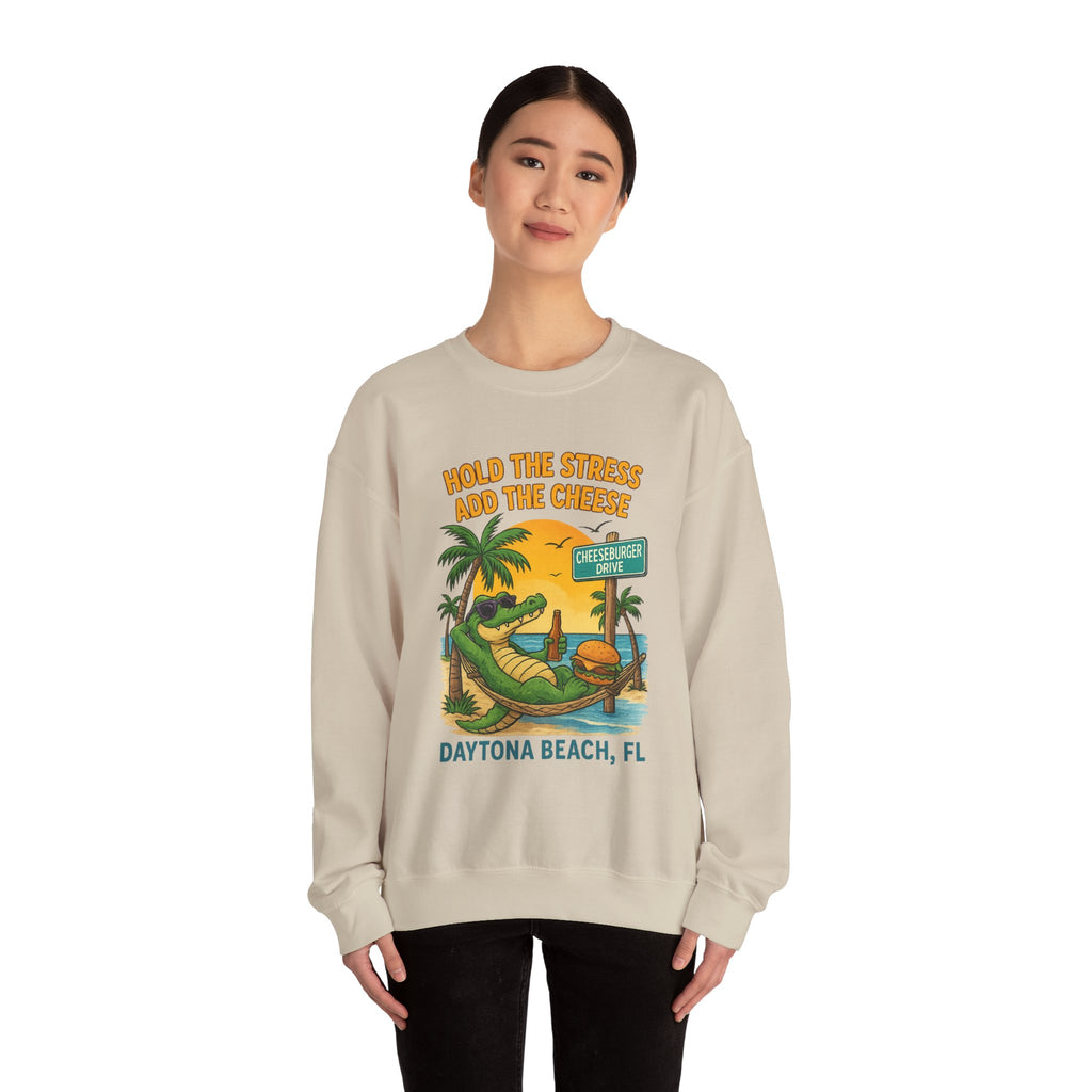 Cheeseburger dr Crewneck Sweatshirt - Jimmy Buffet Style