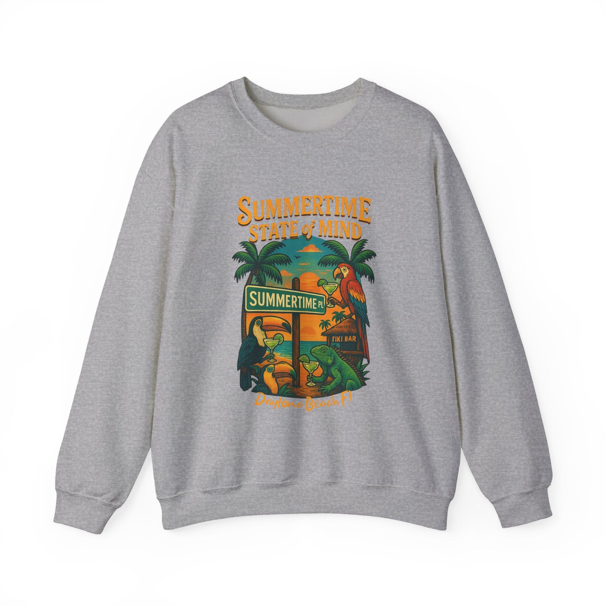 Summertime Place  Crewneck Sweatshirt - Jimmy Buffet Style