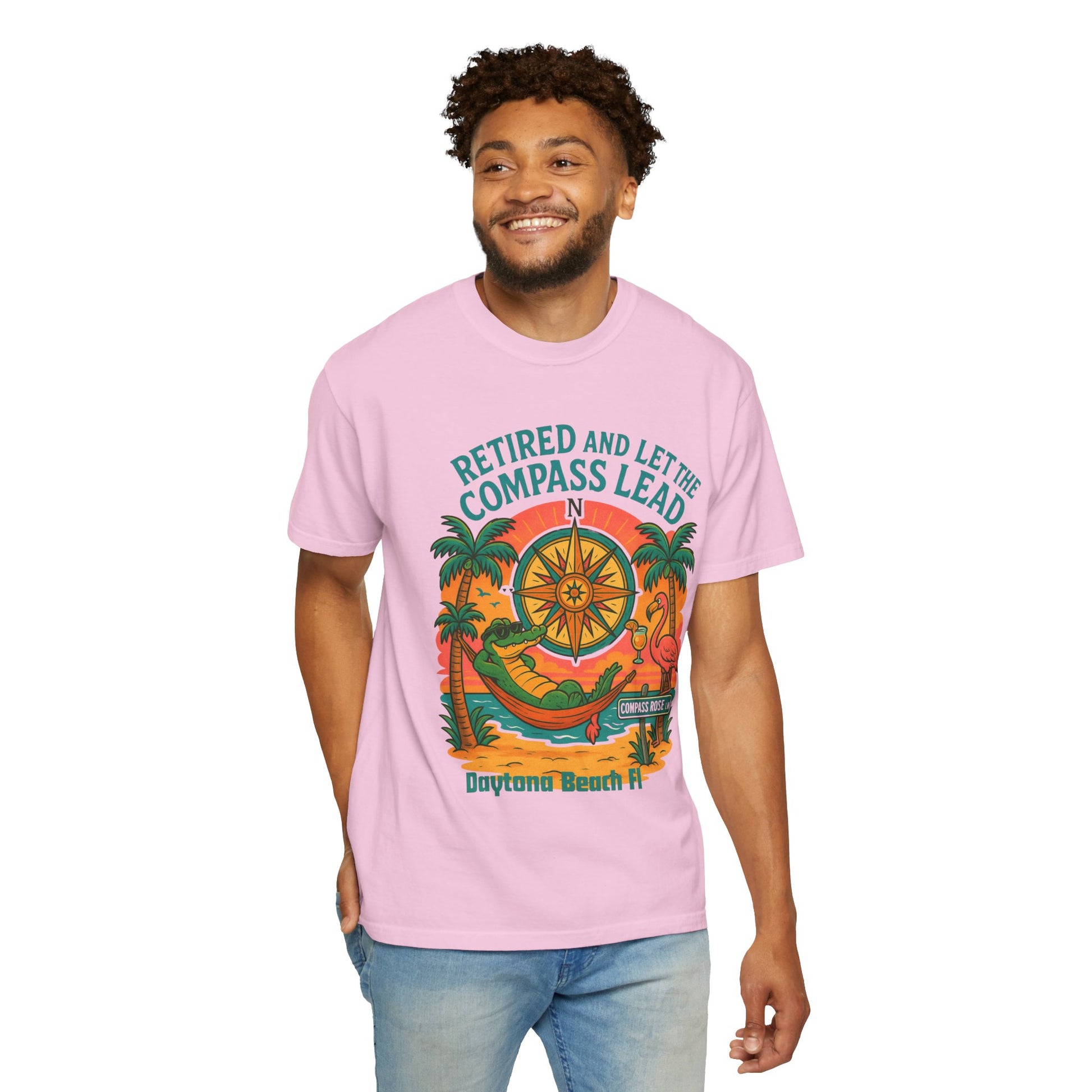 Compass Rose Ln  T shirt  Comfort colors 1717