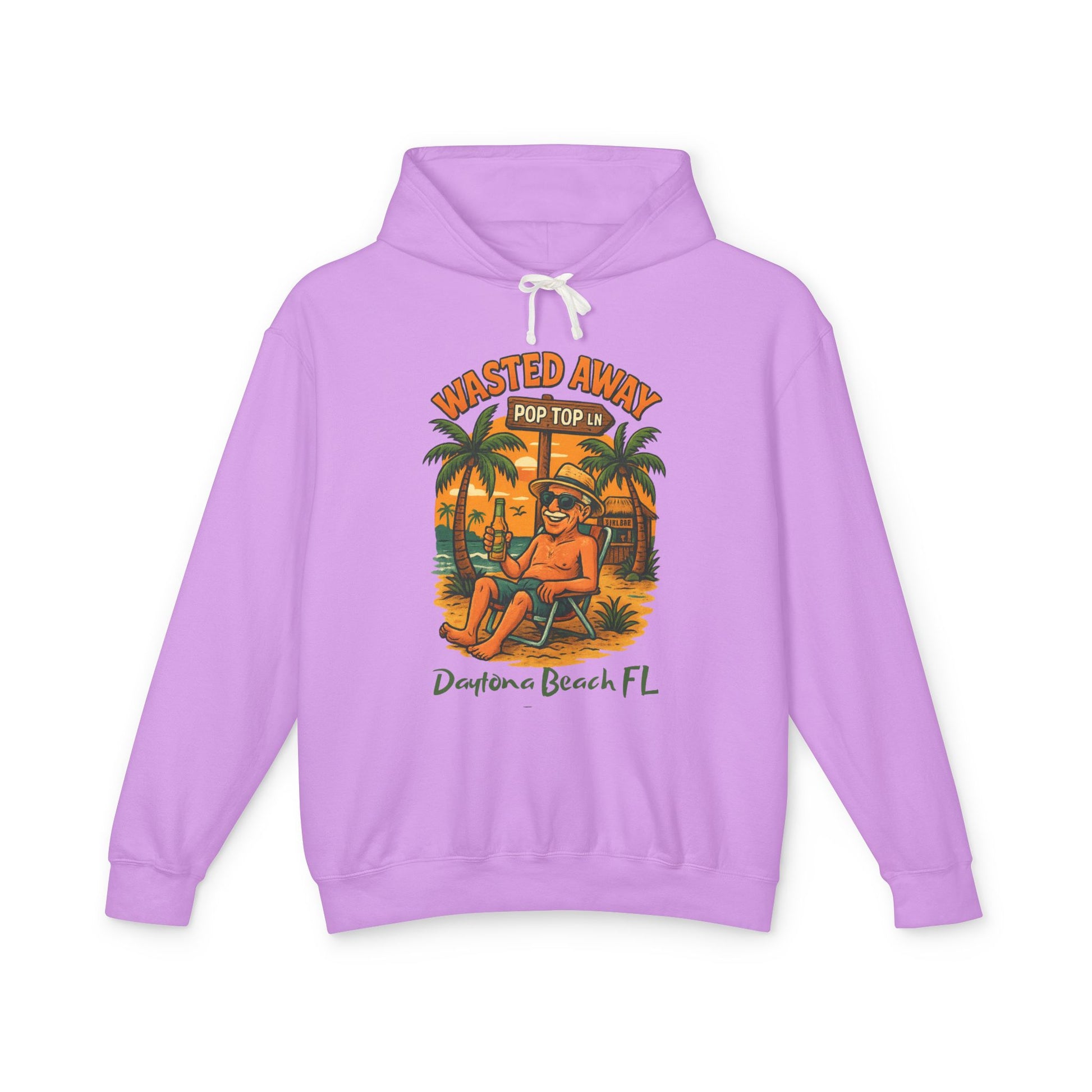 Pop Top  Ln  Lightweight Comfort Colors Hoodie - Jimmy Buffet Style