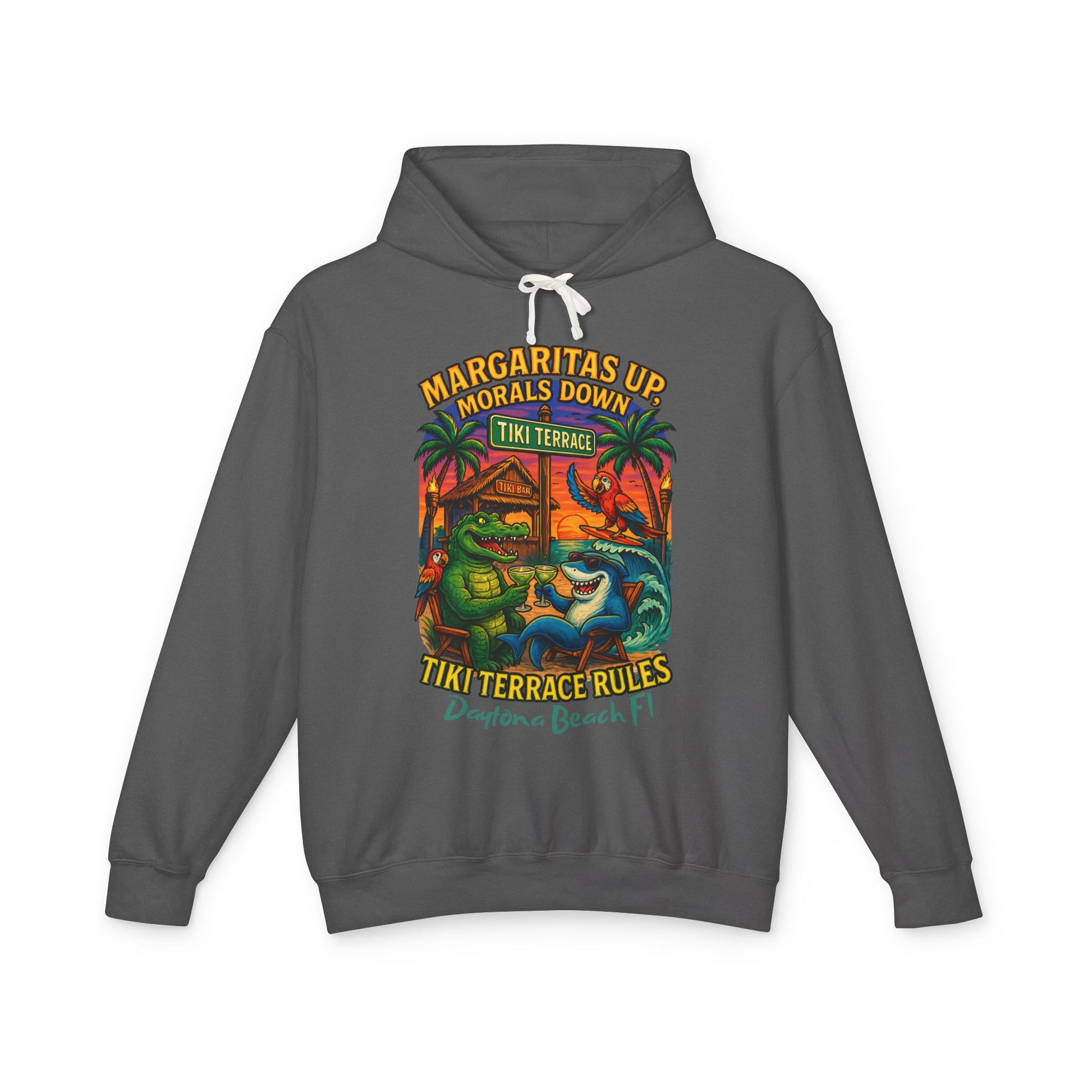 Tiki Terrace  Lightweight Comfort Colors Hoodie - Jimmy Buffet Style