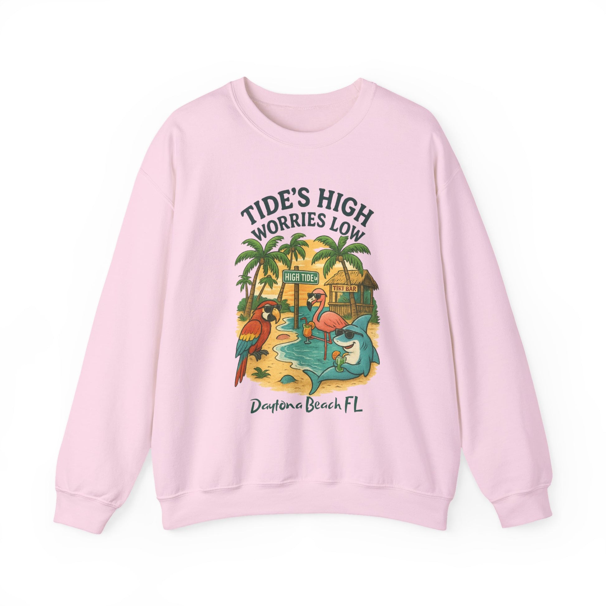 High Tide Ln Crewneck Sweatshirt - Jimmy Buffet Style
