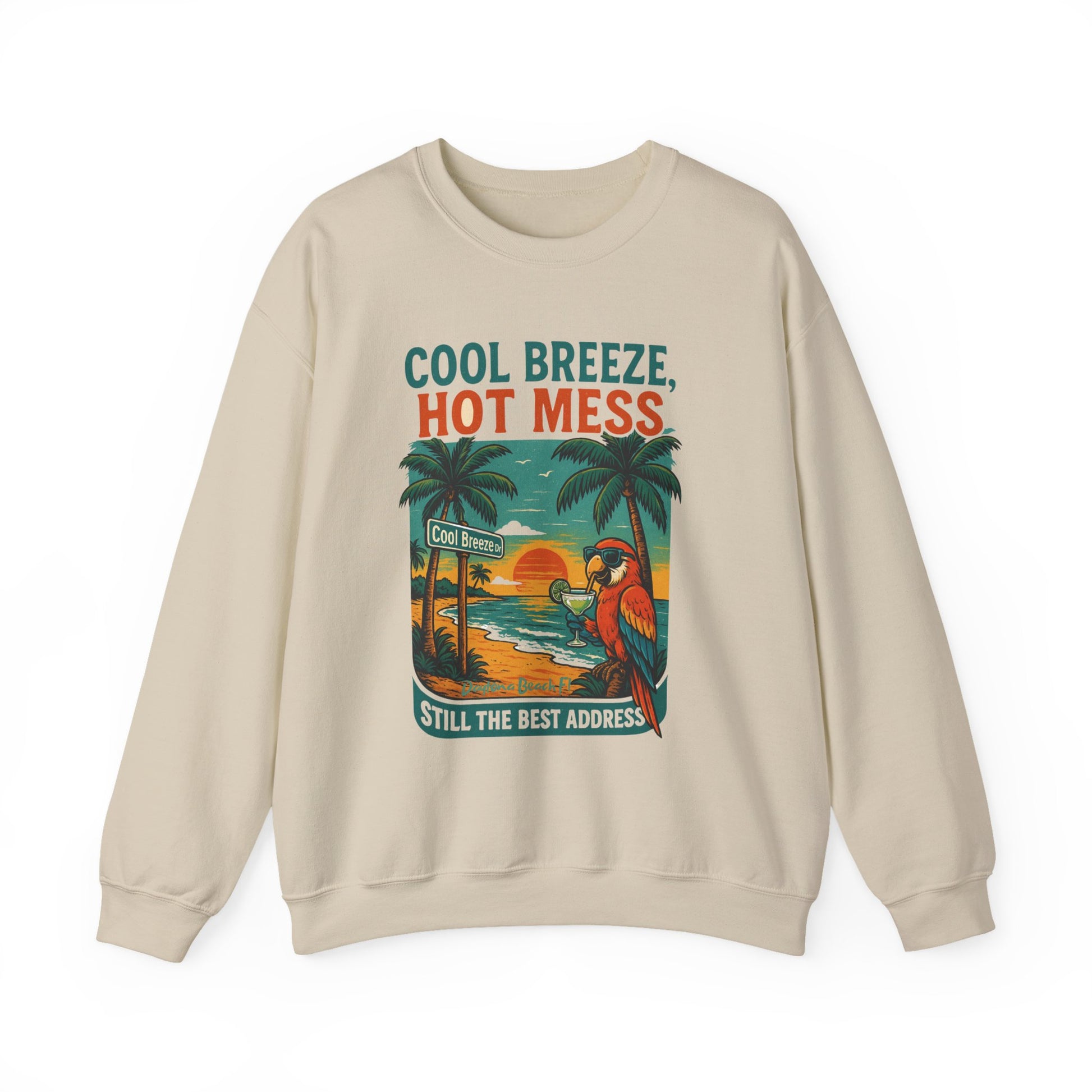 Cool Breeze dr  Crewneck Sweatshirt - Jimmy Buffet Style