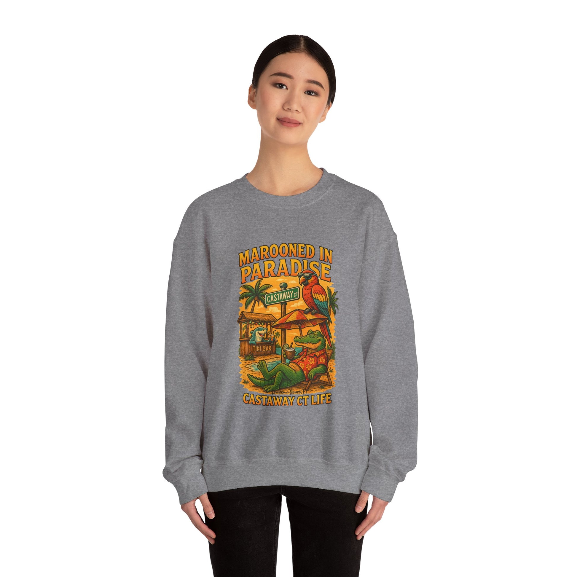 Castaway ct Crewneck Sweatshirt - Jimmy Buffet Style