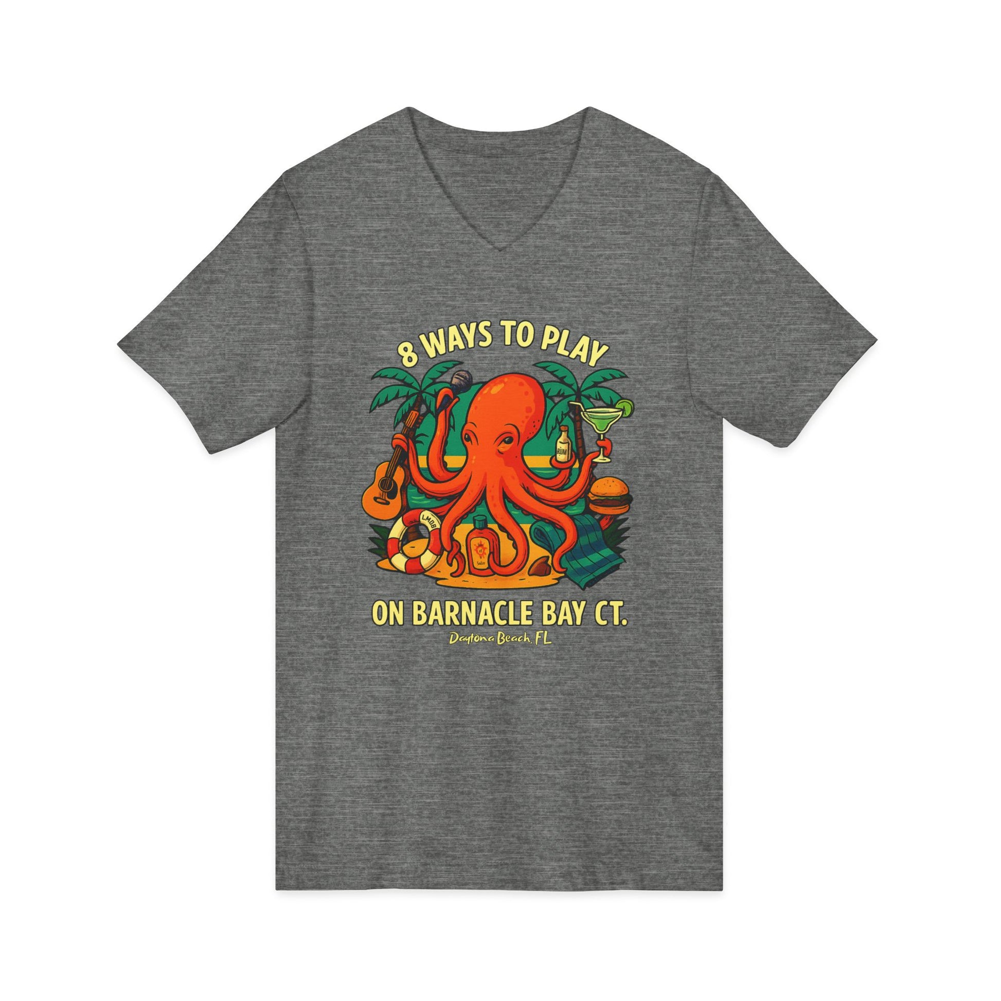 V Neck Barnacle Bay Ct. Graphic comfort colors