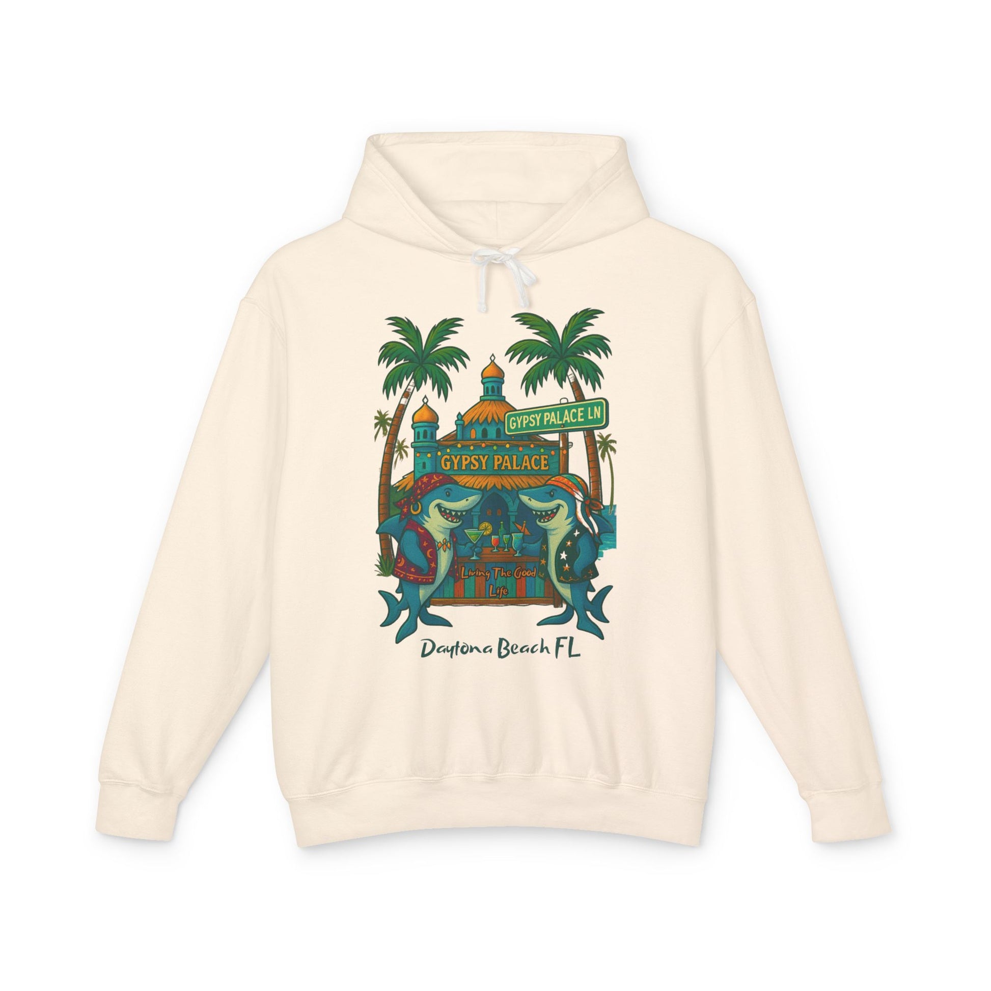 Gypsy Palace  ln Lightweight Comfort Colors Hoodie - Jimmy Buffet Style