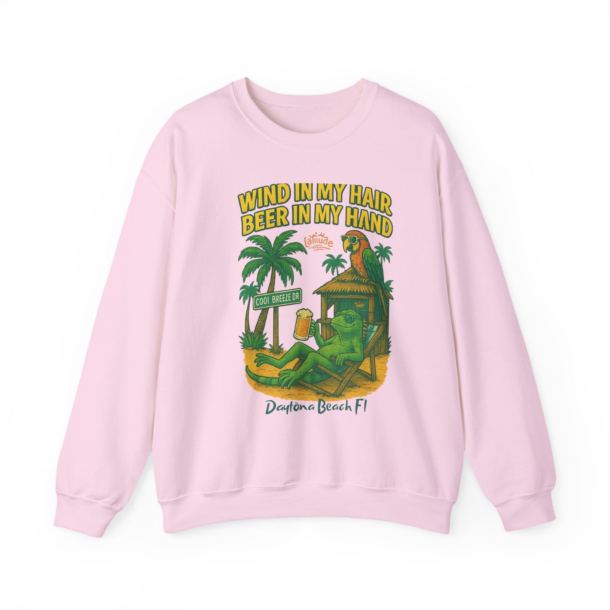 Cool Breeze dr  Crewneck Sweatshirt - Jimmy Buffet Style