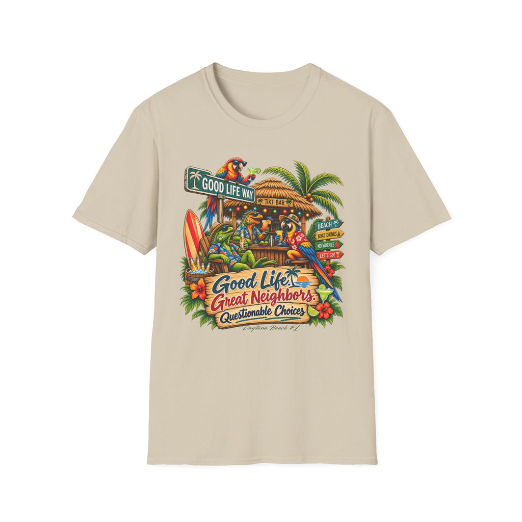 Good Life Way T-Shirt — Tropical Tiki Bar Beach Shirt