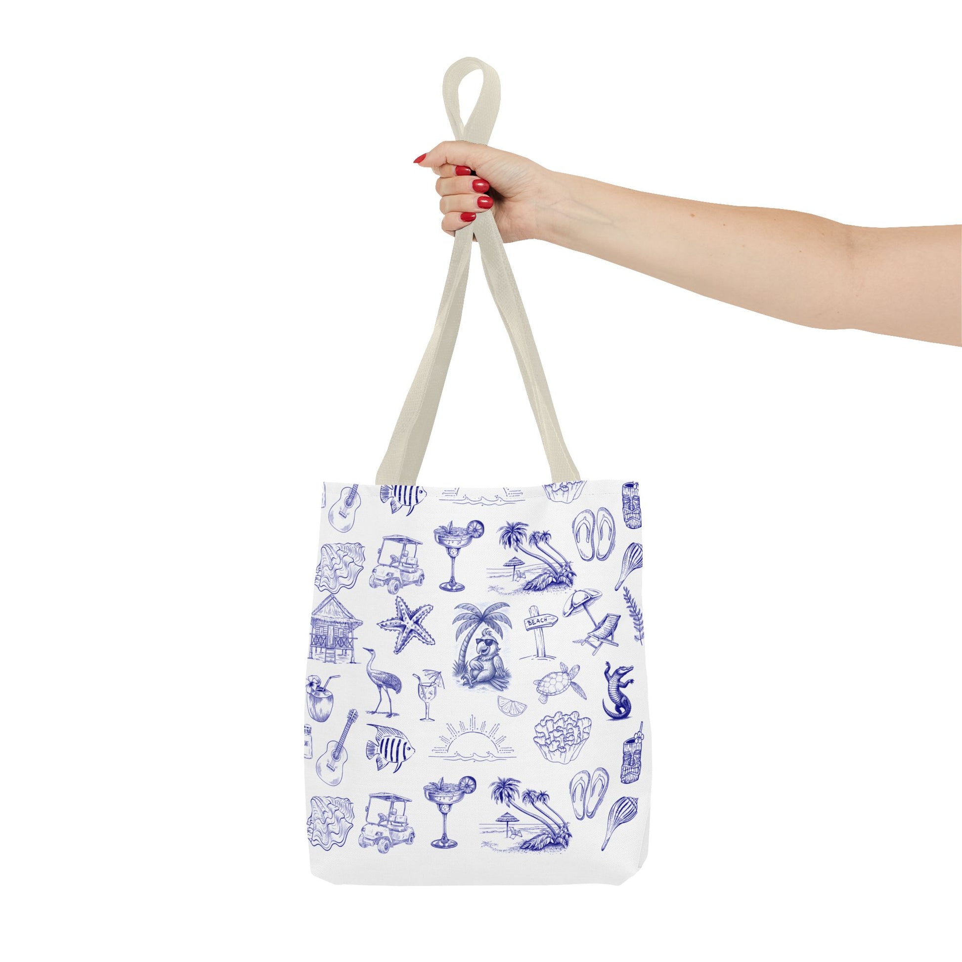 Beach-Themed Tote Bag, Vacation Essentials