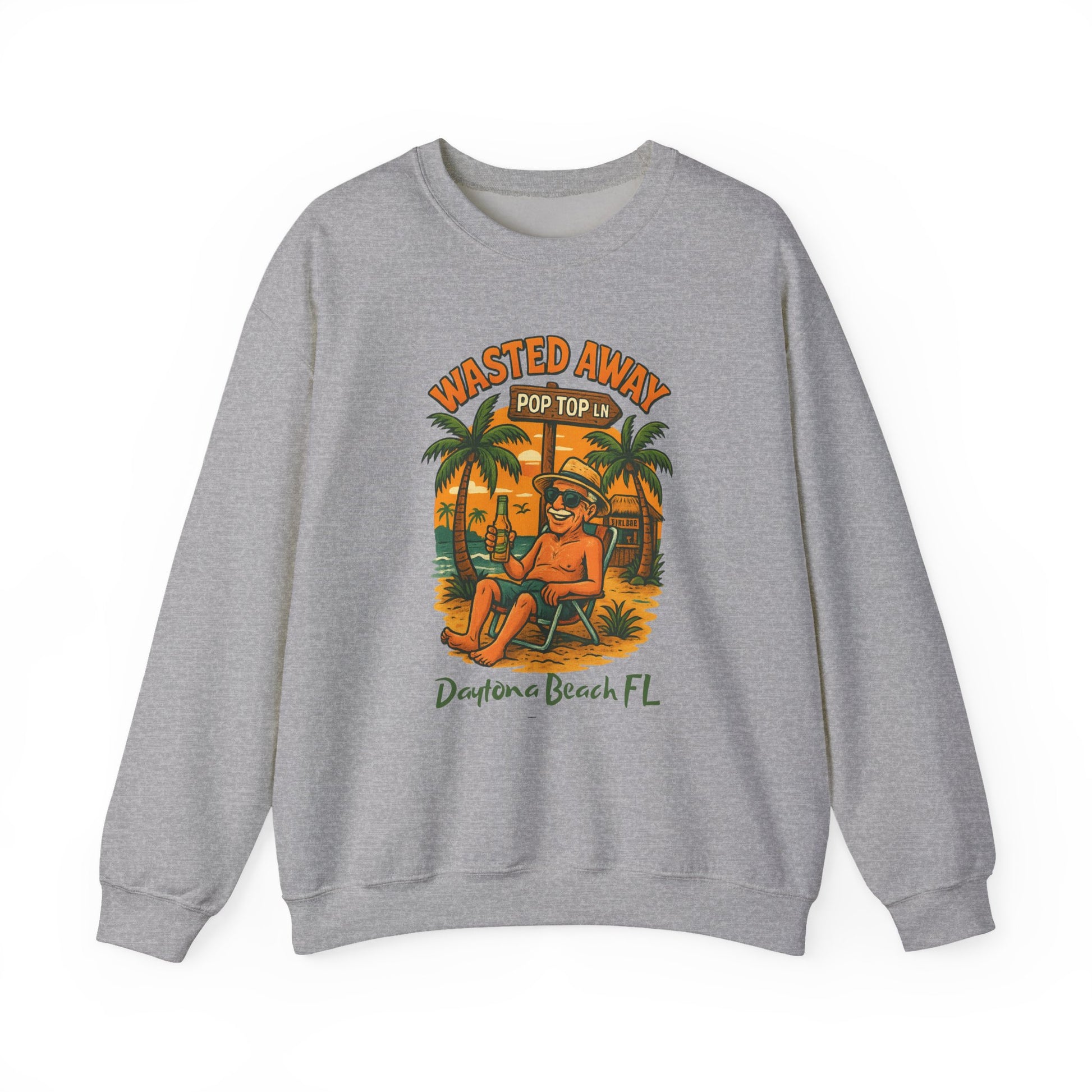 Pop Top Ln Crewneck Sweatshirt - Jimmy Buffet Style