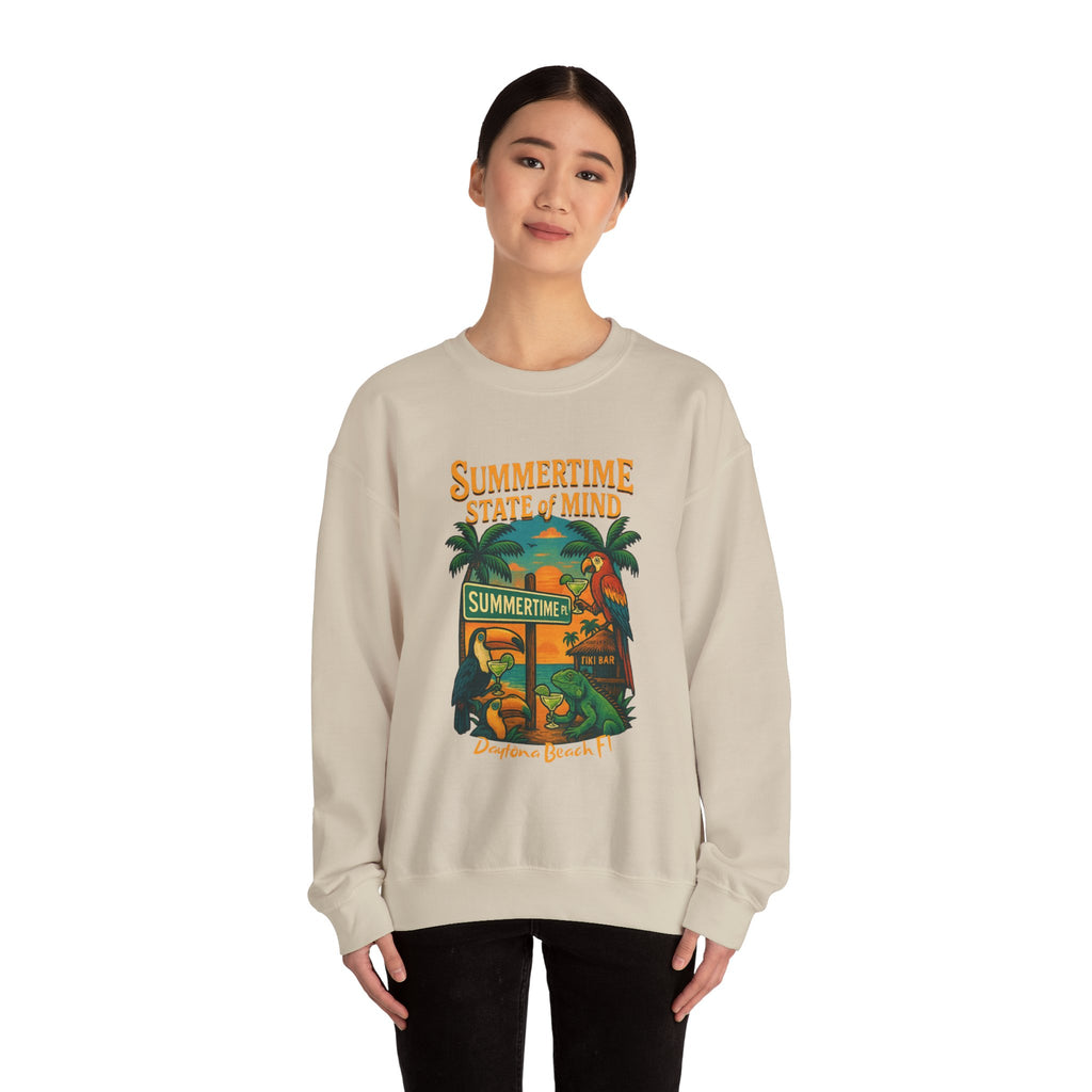 Summertime Place  Crewneck Sweatshirt - Jimmy Buffet Style