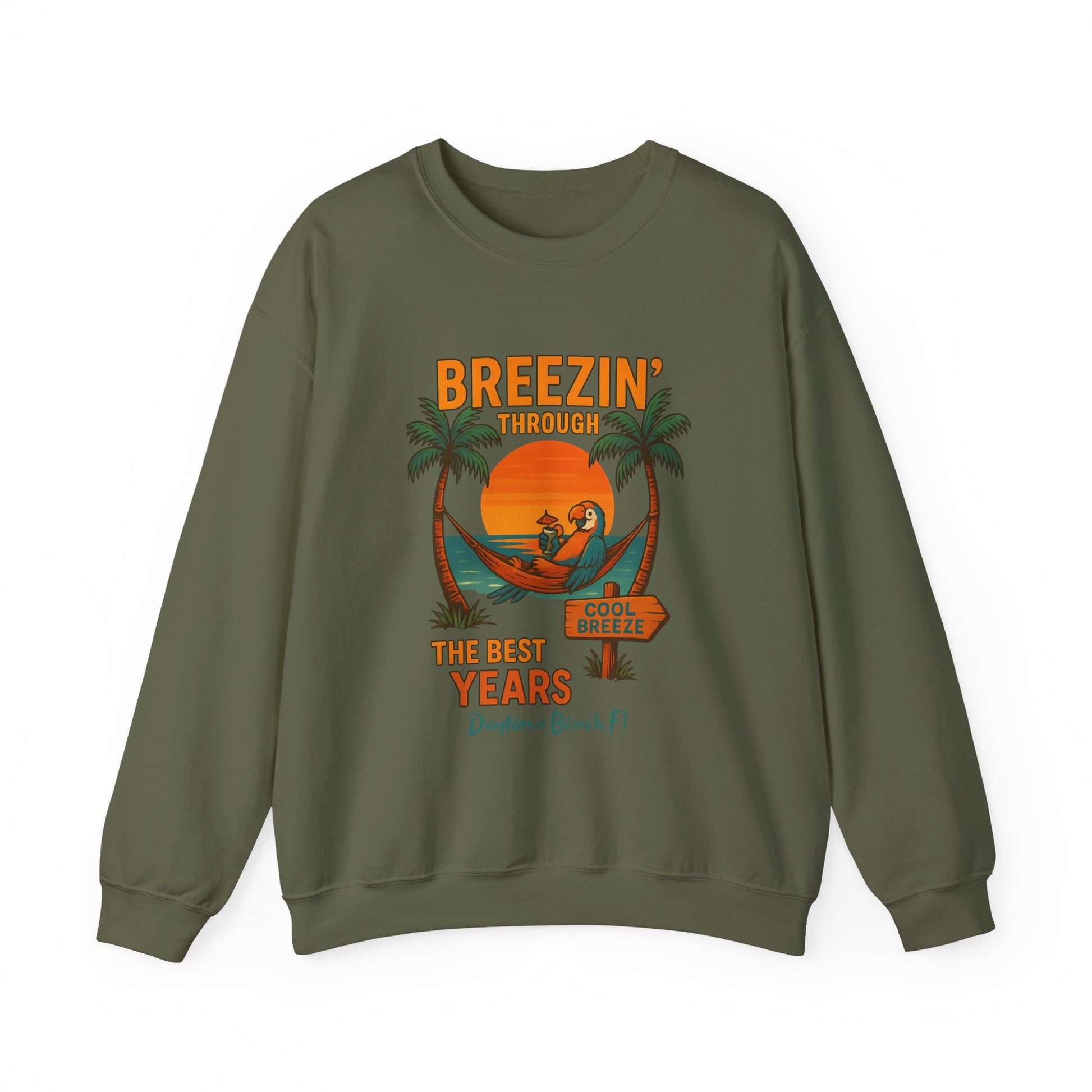 Cool Breeze dr  Crewneck Sweatshirt - Jimmy Buffet Style