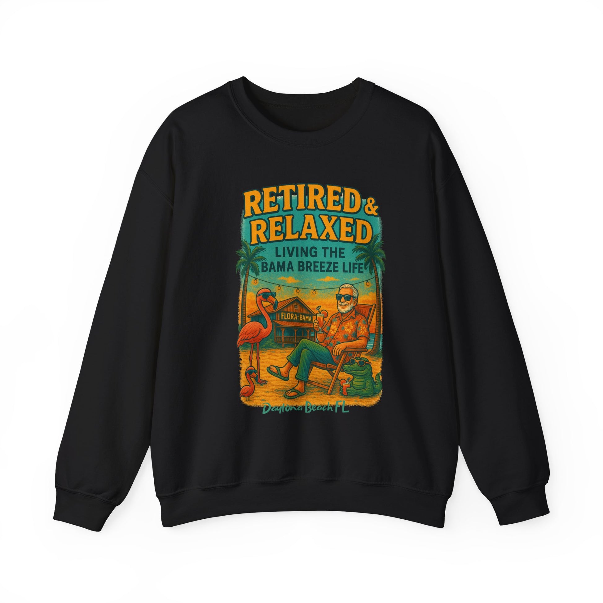 Bama Breeze Dr  Crewneck Sweatshirt - Jimmy Buffet Style