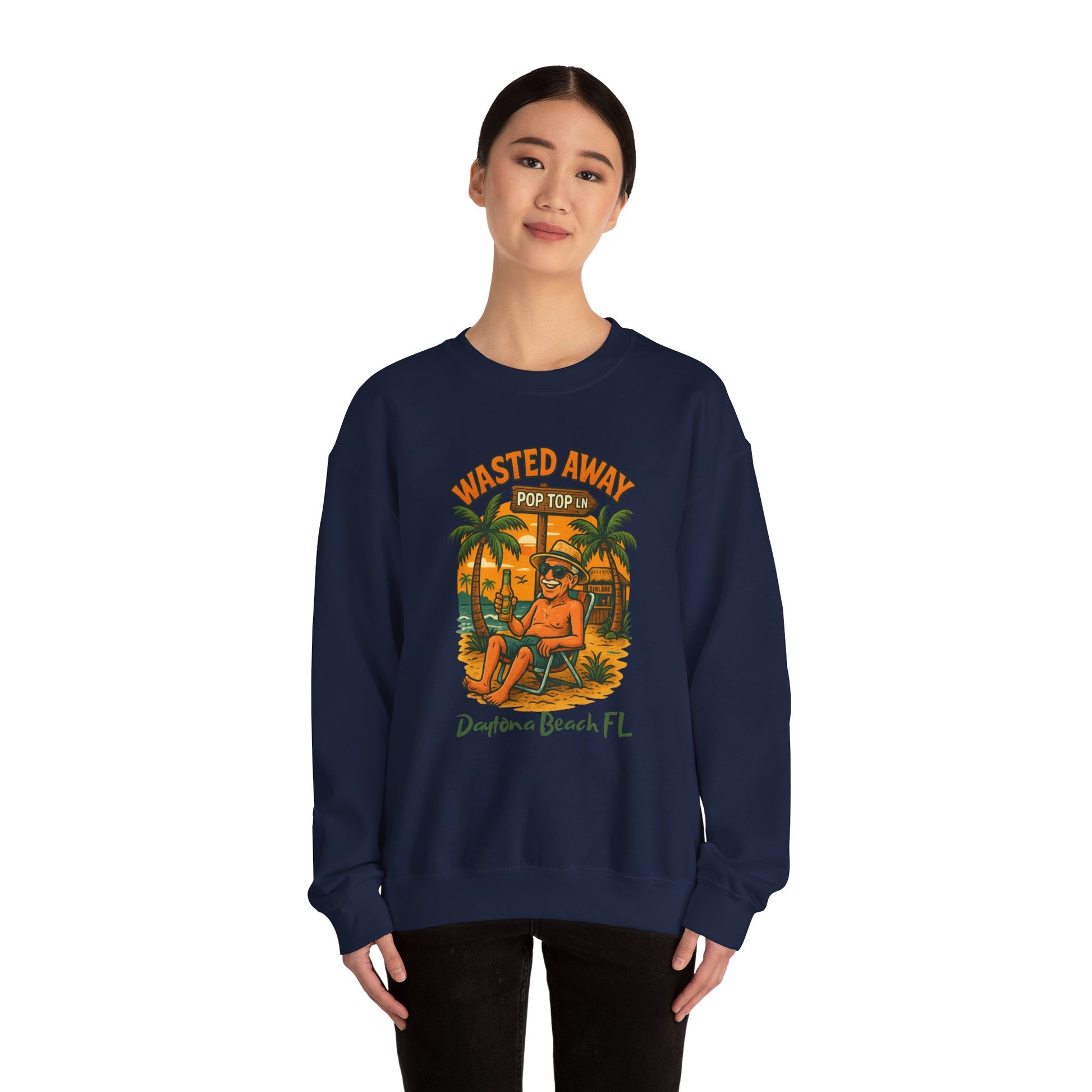 Pop Top Ln Crewneck Sweatshirt - Jimmy Buffet Style