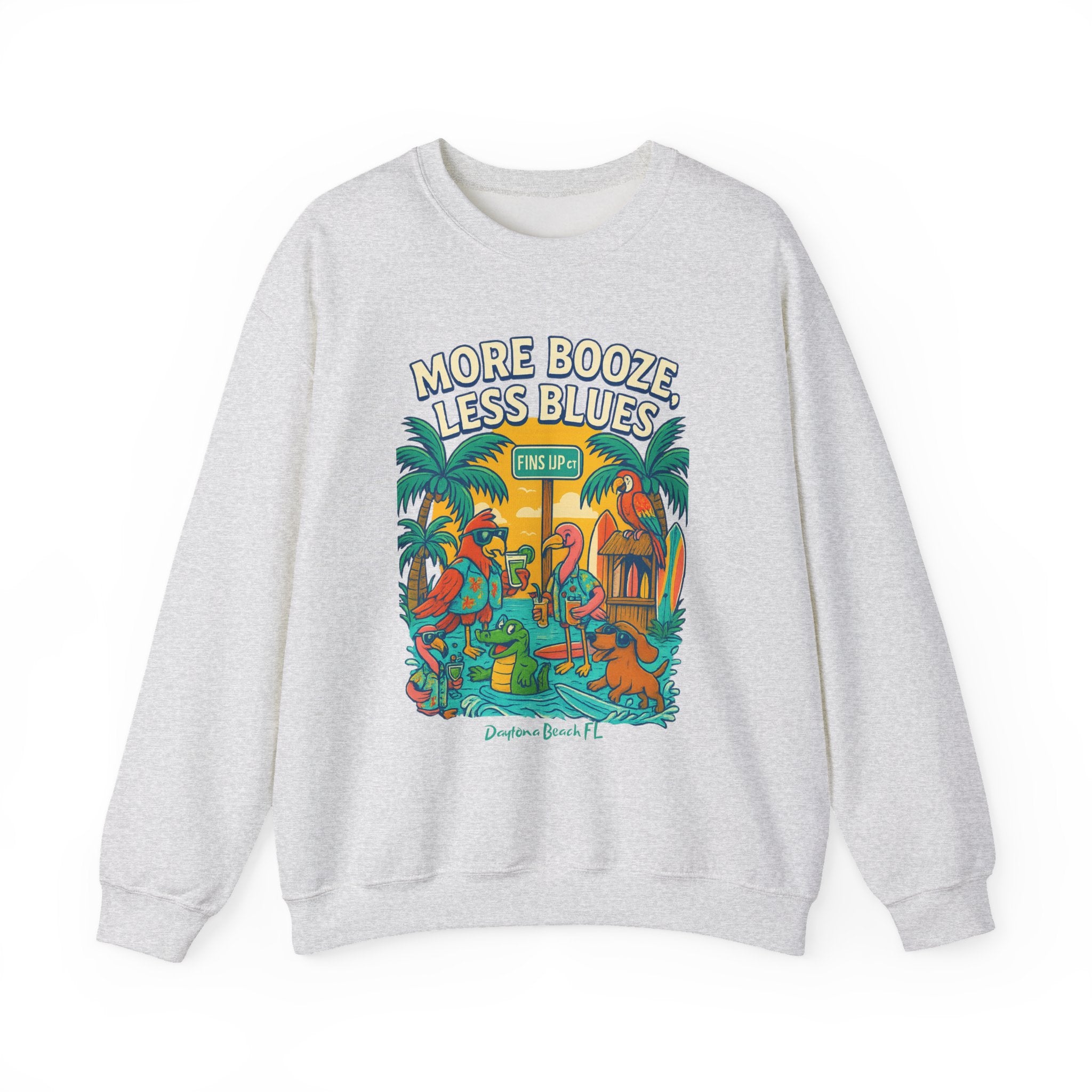 Fins up ct Crewneck Sweatshirt - Jimmy Buffet Style