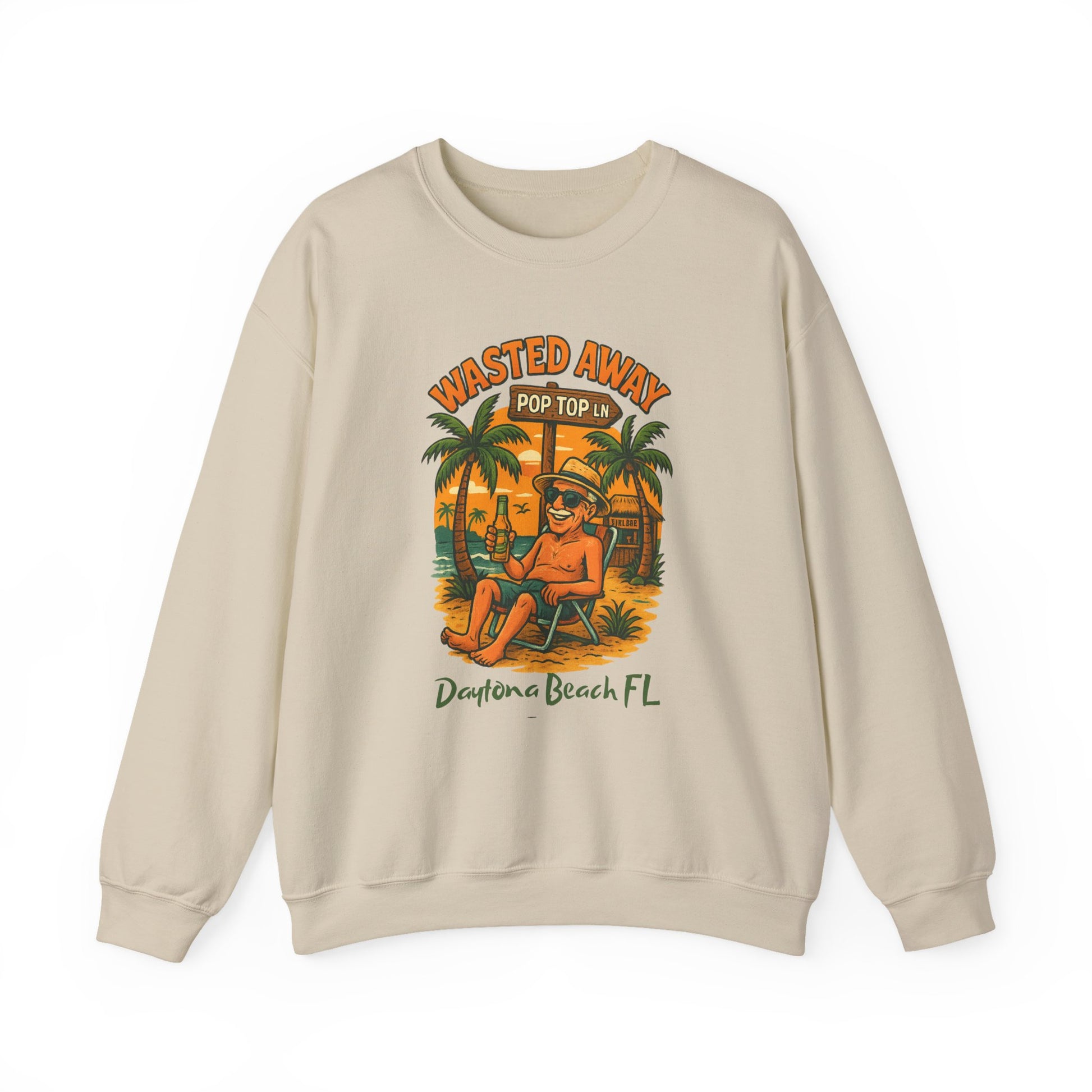 Pop Top Ln Crewneck Sweatshirt - Jimmy Buffet Style