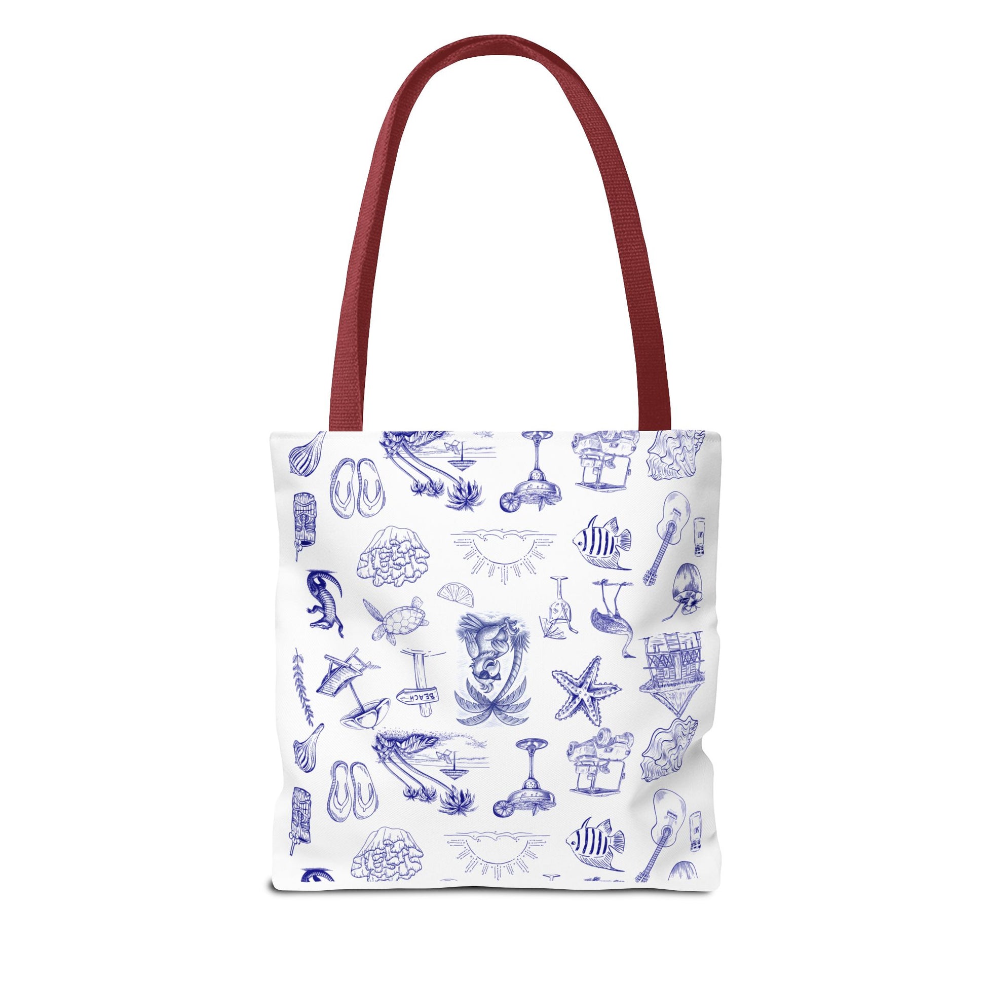 Beach-Themed Tote Bag, Vacation Essentials
