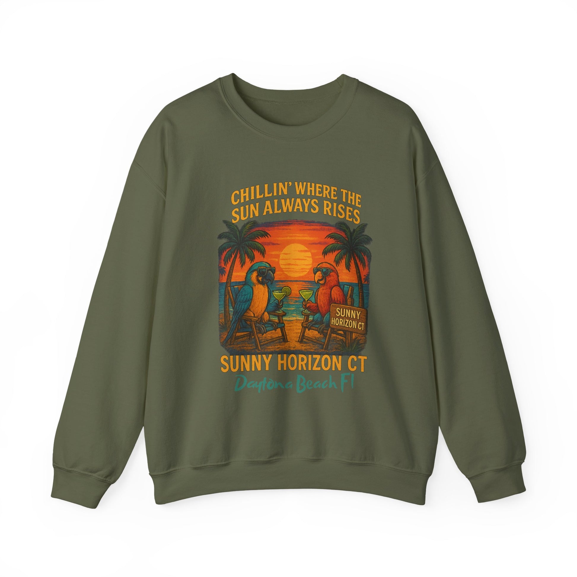 Sunny Horizon ct  Crewneck Sweatshirt - Jimmy Buffet Style