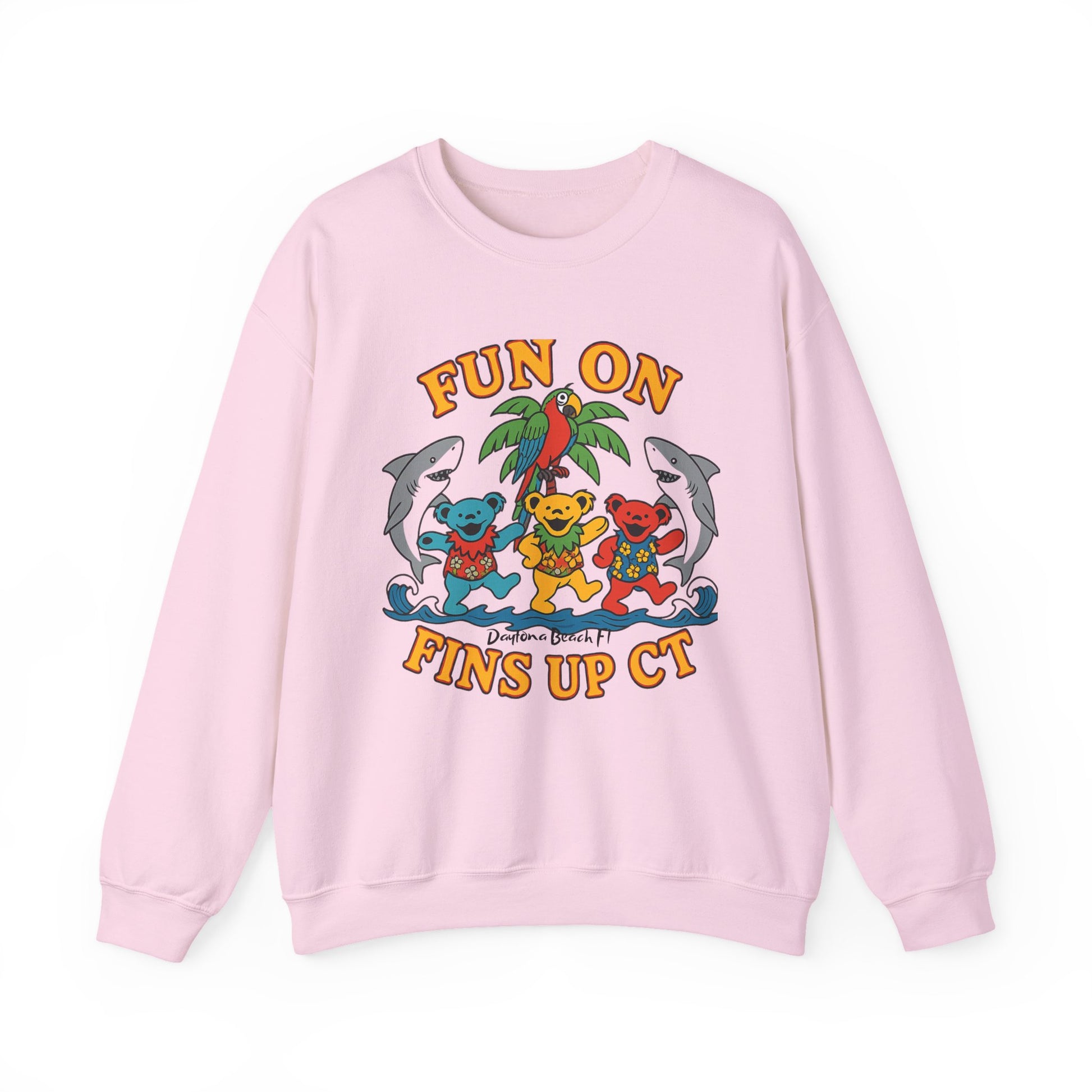 Fins up ct Crewneck Sweatshirt - Jimmy Buffet Style