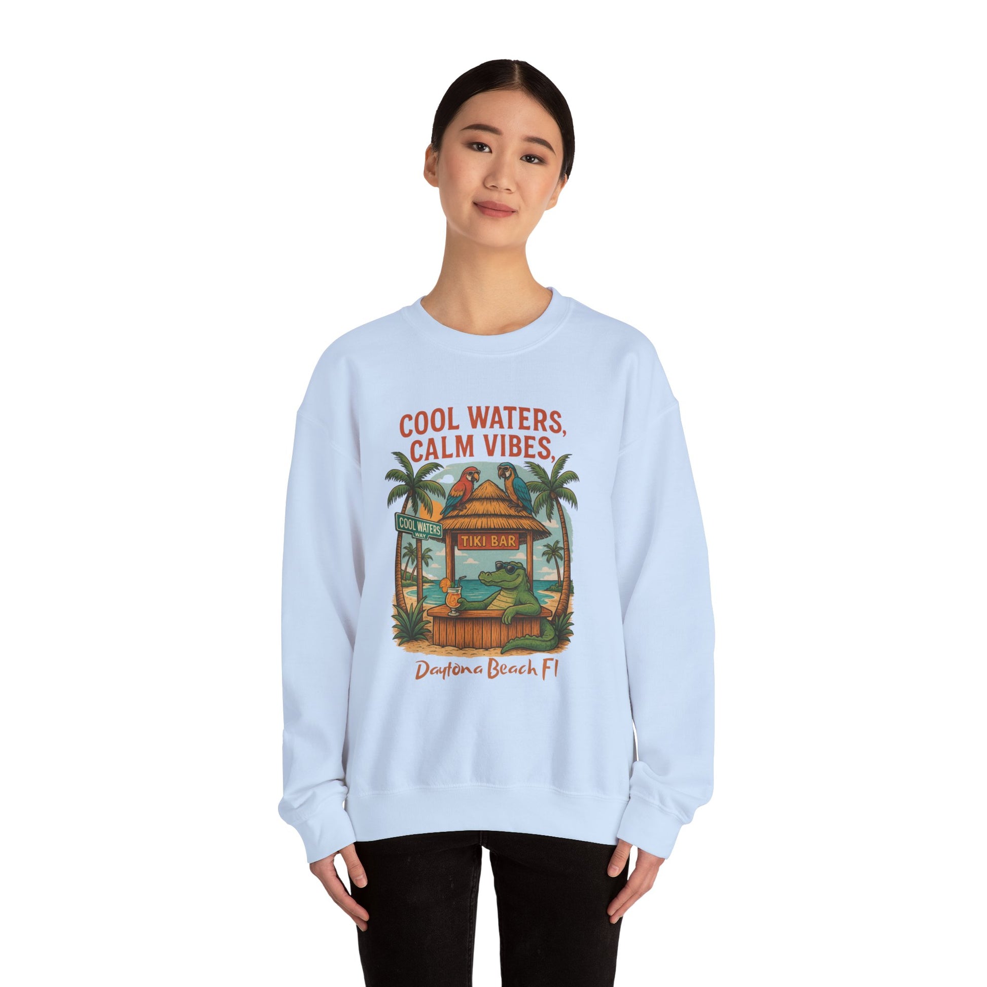 Cool Waters Crewneck Sweatshirt - Jimmy Buffet Style